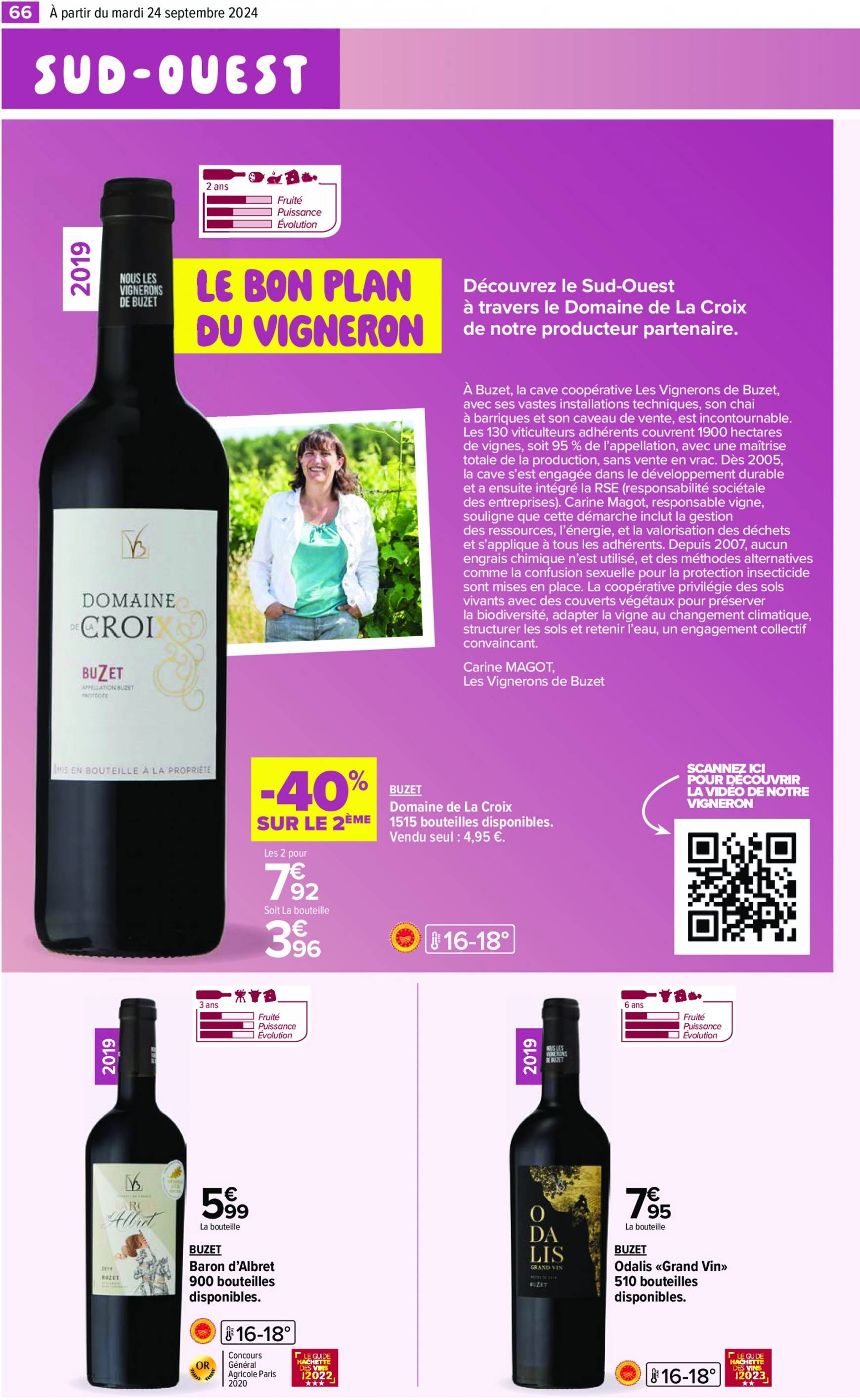 carrefour - Catalogue Carrefour - Aux Foire Vins valable dès 24.09. - 07.10. - page: 68