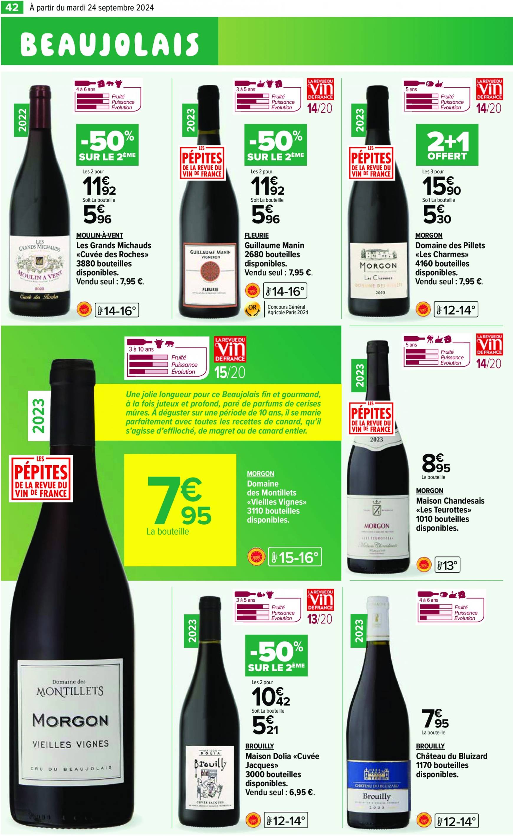 carrefour - Catalogue Carrefour - Aux Foire Vins valable dès 24.09. - 07.10. - page: 44