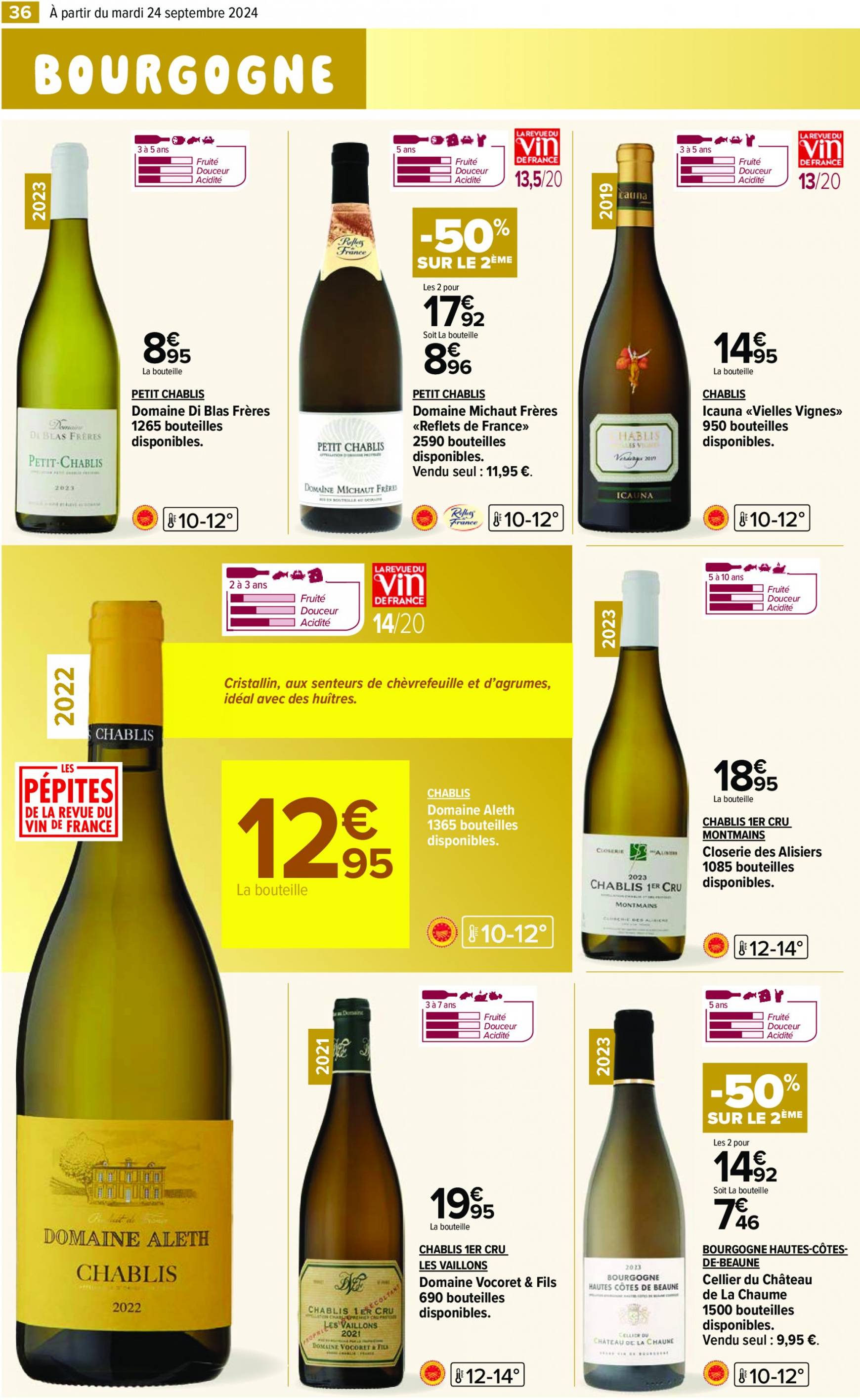 carrefour - Catalogue Carrefour - Aux Foire Vins valable dès 24.09. - 07.10. - page: 38