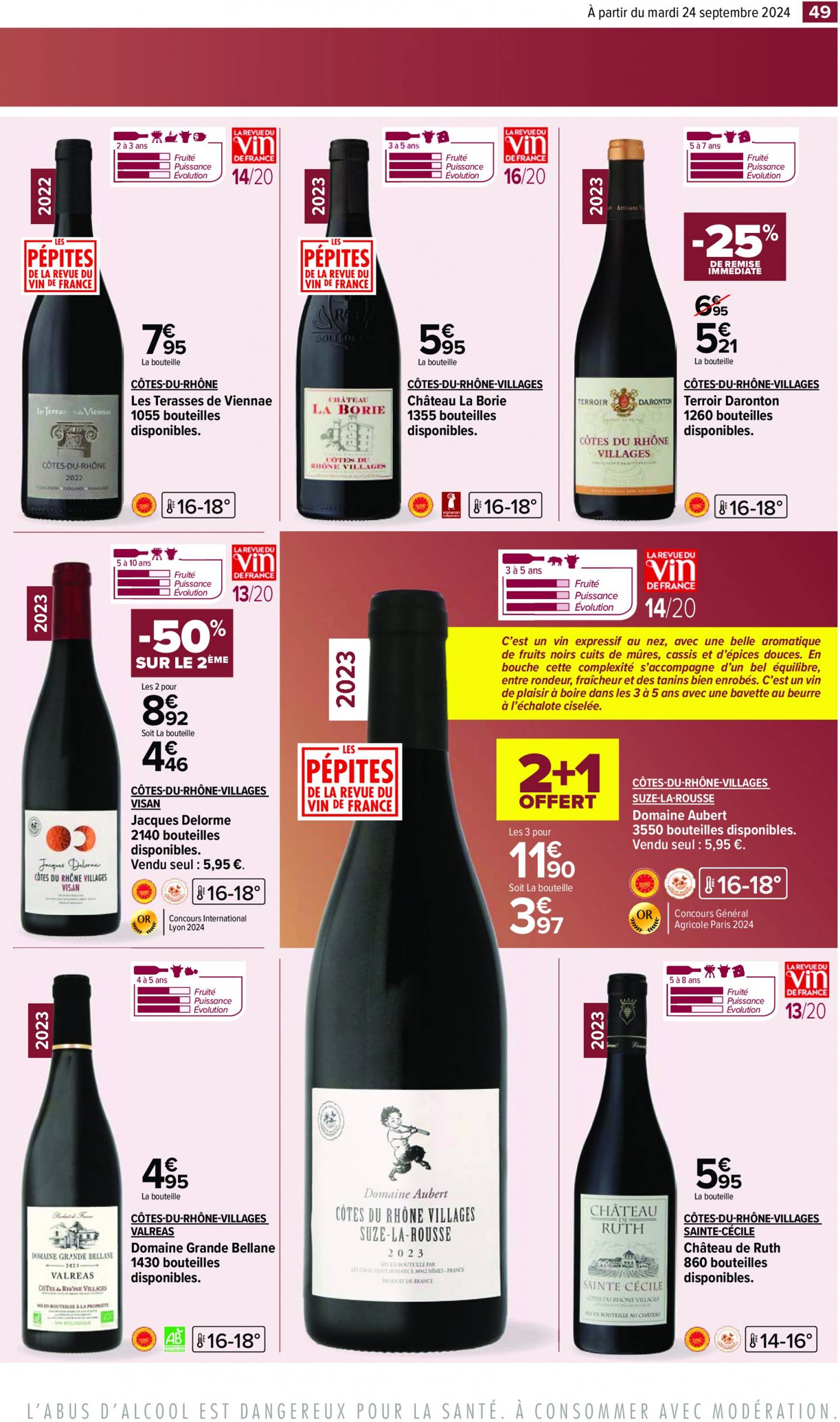 carrefour - Catalogue Carrefour - Aux Foire Vins valable dès 24.09. - 07.10. - page: 51