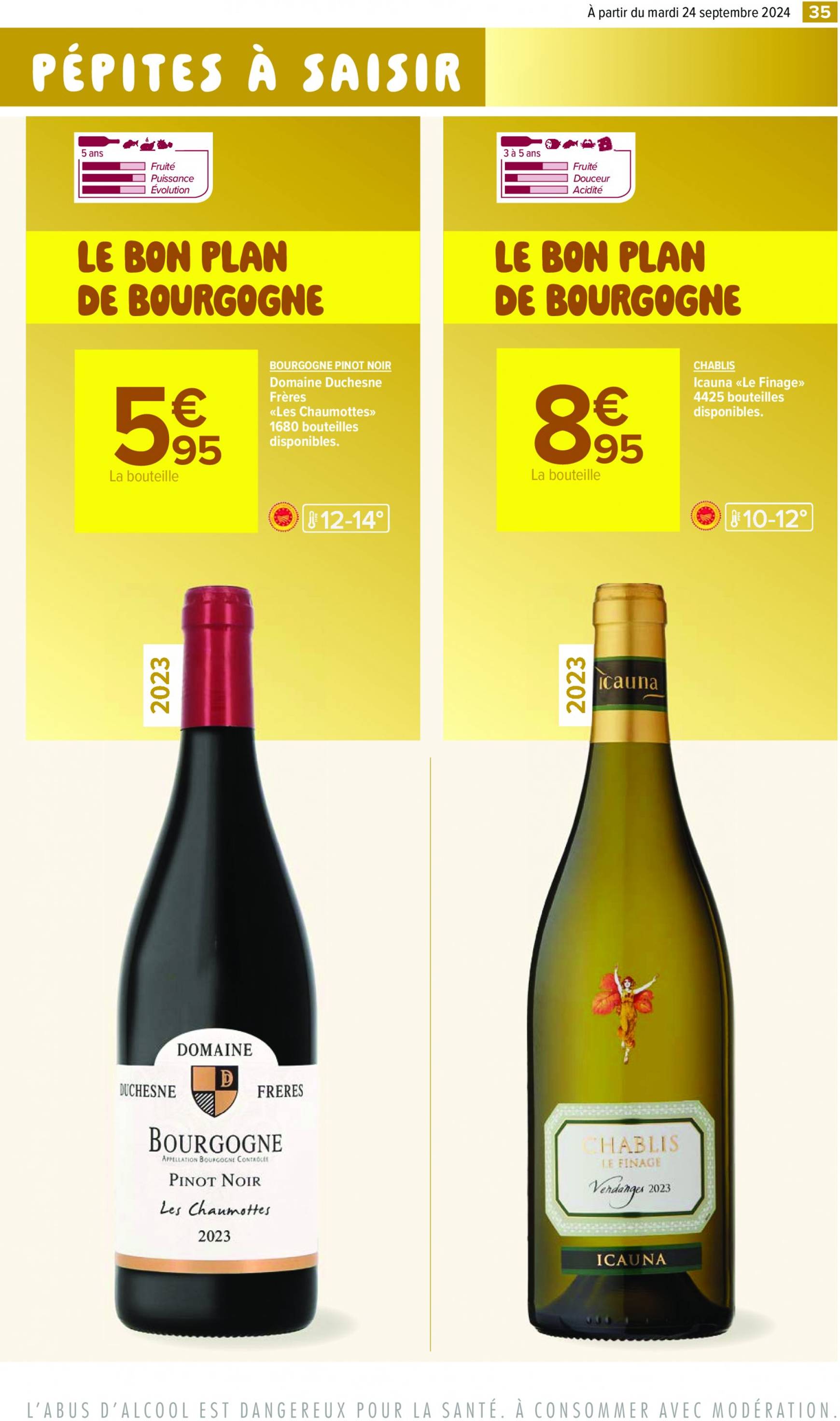 carrefour - Catalogue Carrefour - Aux Foire Vins valable dès 24.09. - 07.10. - page: 37