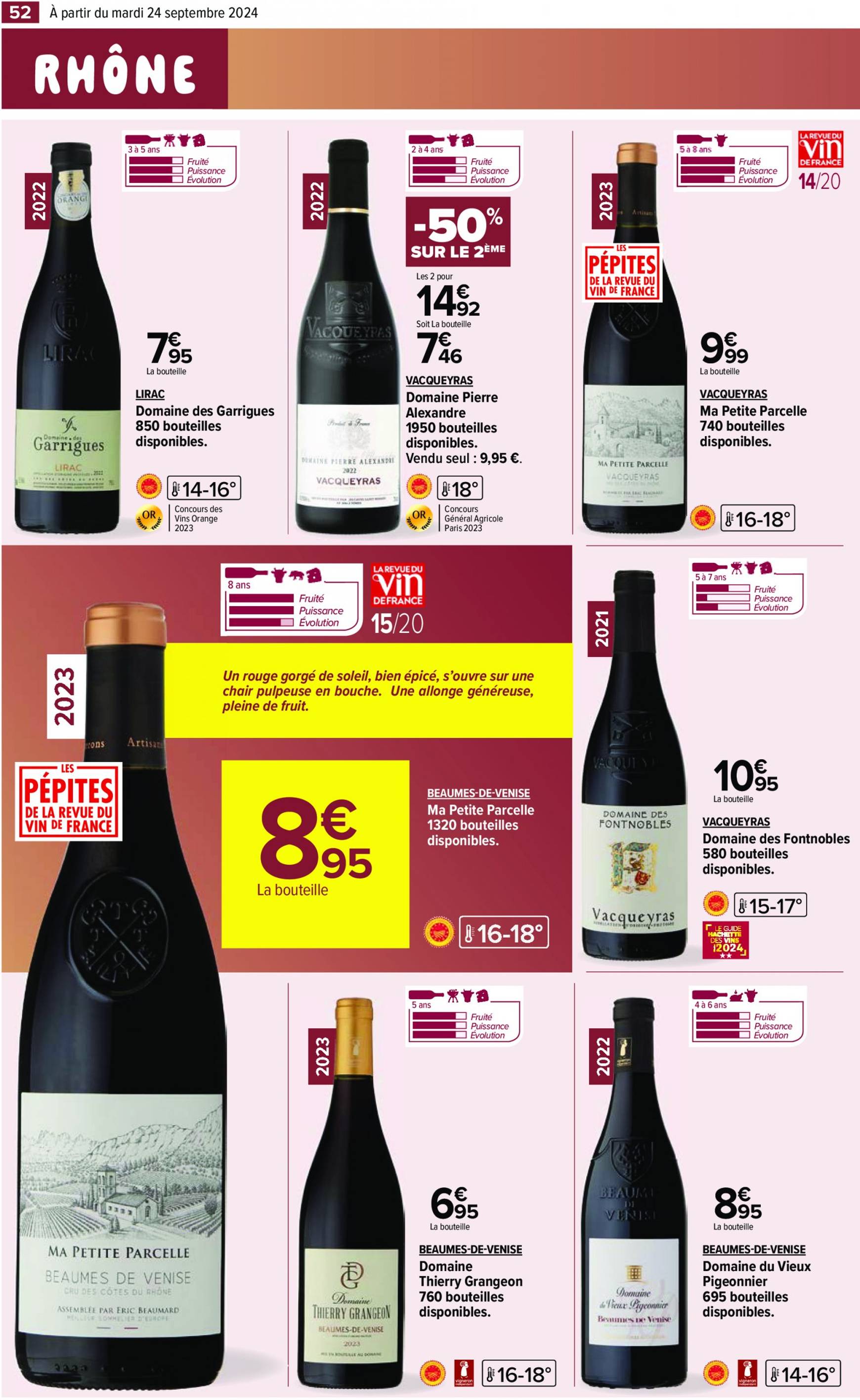 carrefour - Catalogue Carrefour - Aux Foire Vins valable dès 24.09. - 07.10. - page: 54