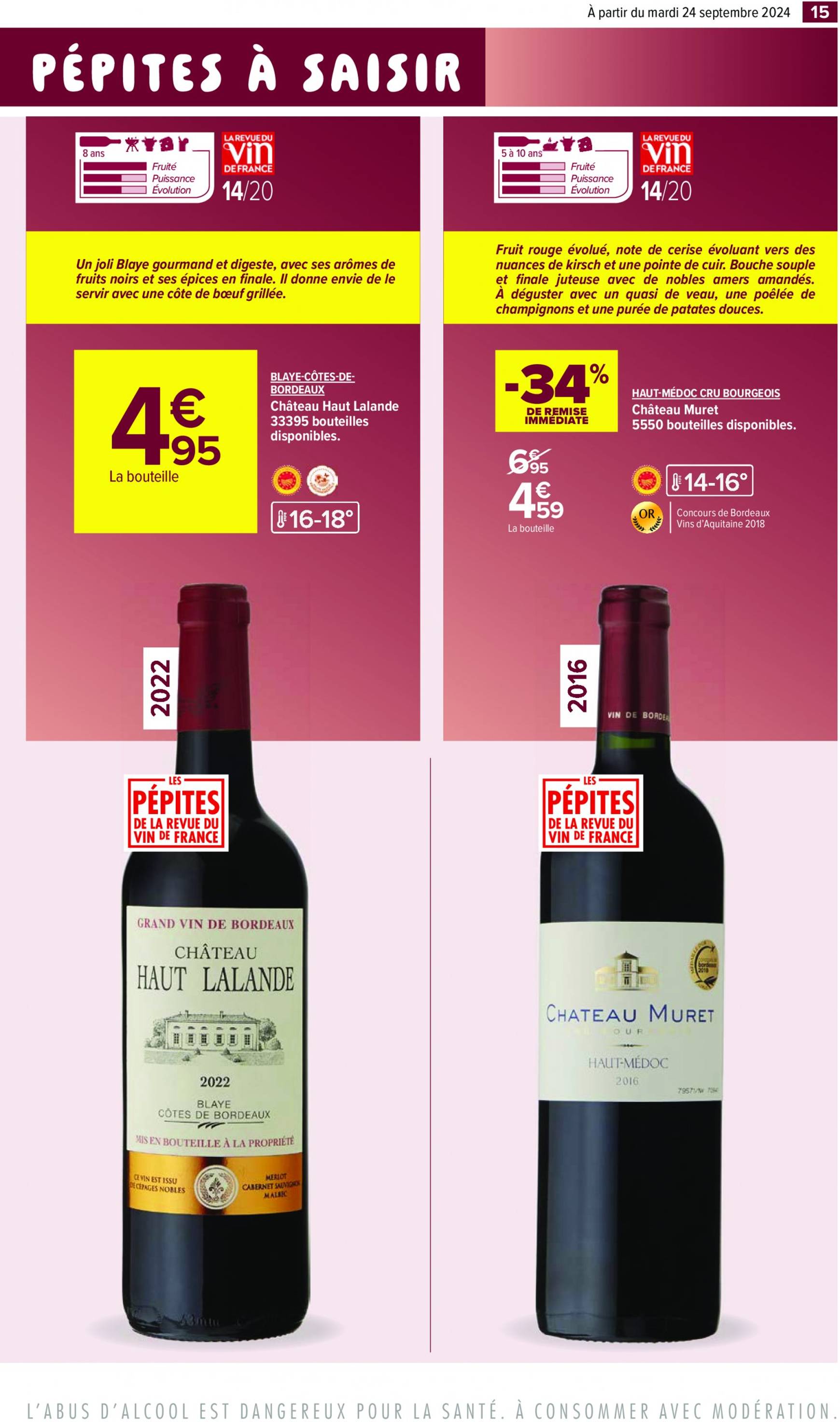 carrefour - Catalogue Carrefour - Aux Foire Vins valable dès 24.09. - 07.10. - page: 17