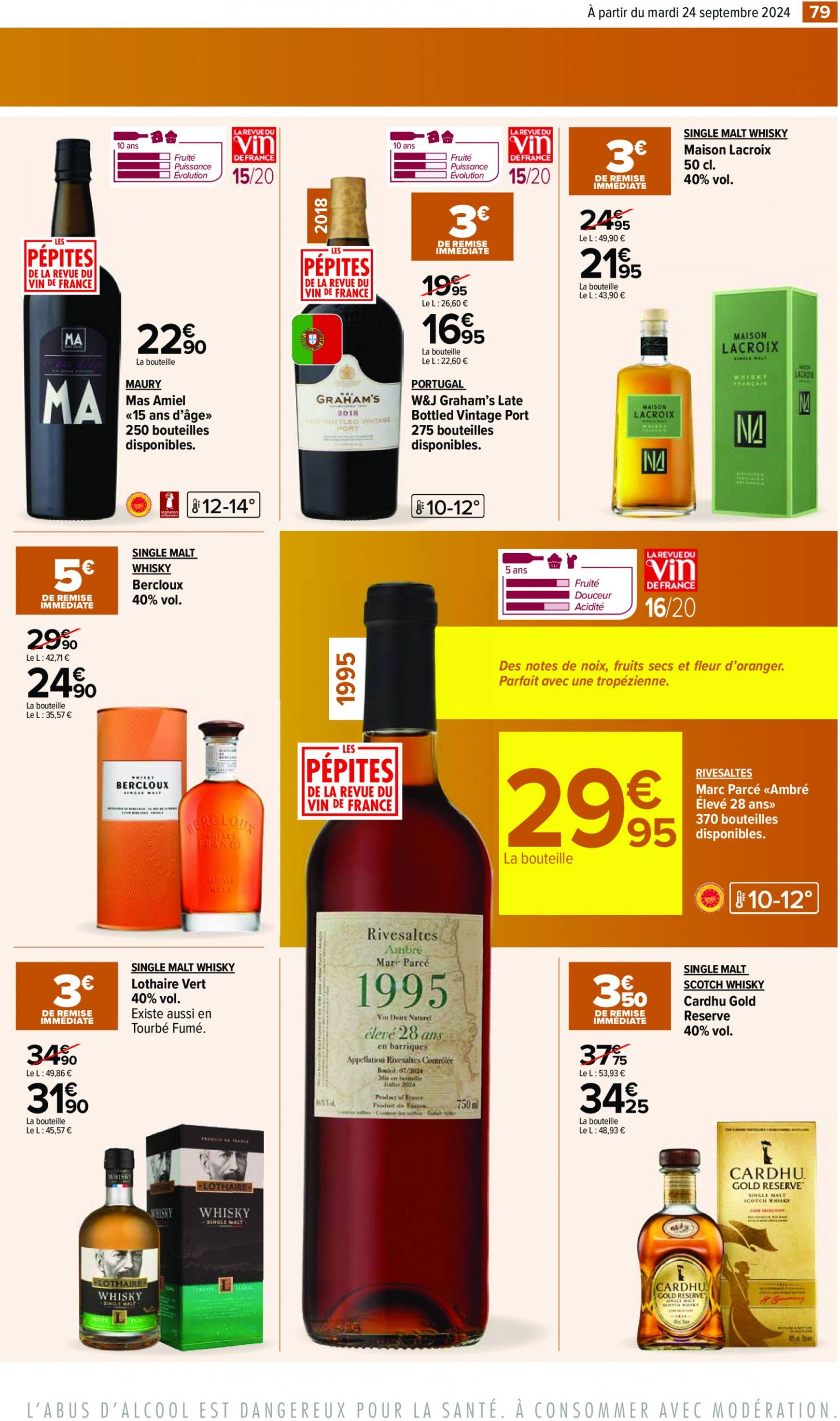 carrefour - Catalogue Carrefour - Aux Foire Vins valable dès 24.09. - 07.10. - page: 81