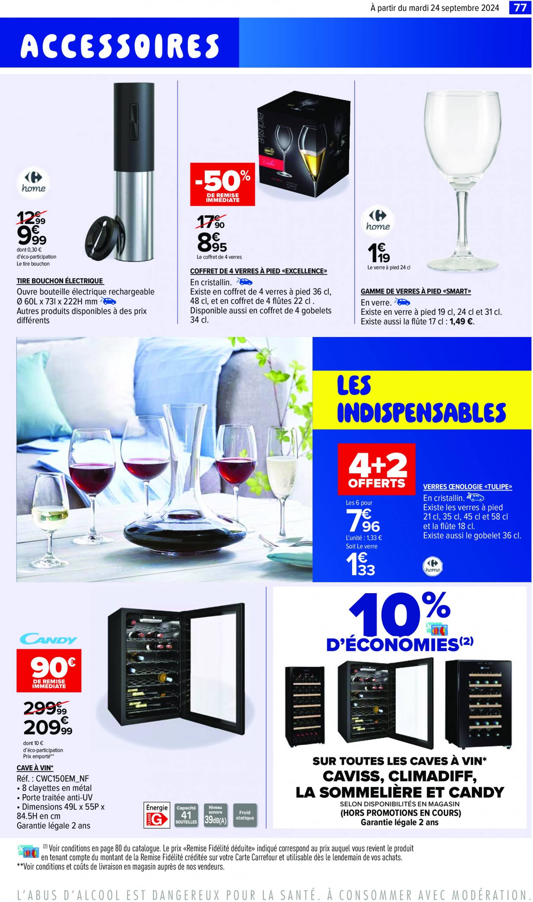 carrefour - Catalogue Carrefour - Aux Foire Vins valable dès 24.09. - 07.10. - page: 79