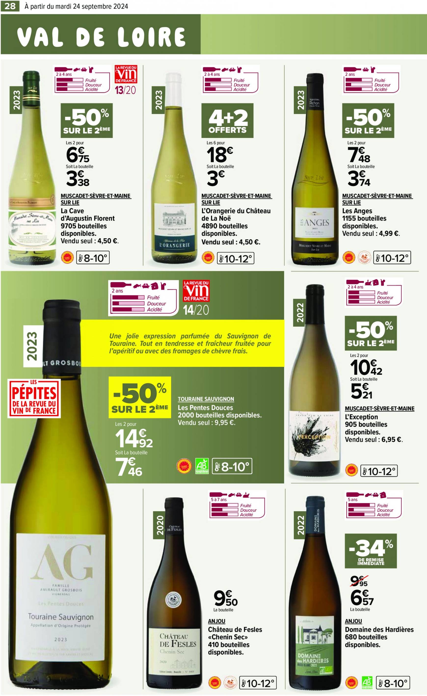 carrefour - Catalogue Carrefour - Aux Foire Vins valable dès 24.09. - 07.10. - page: 30