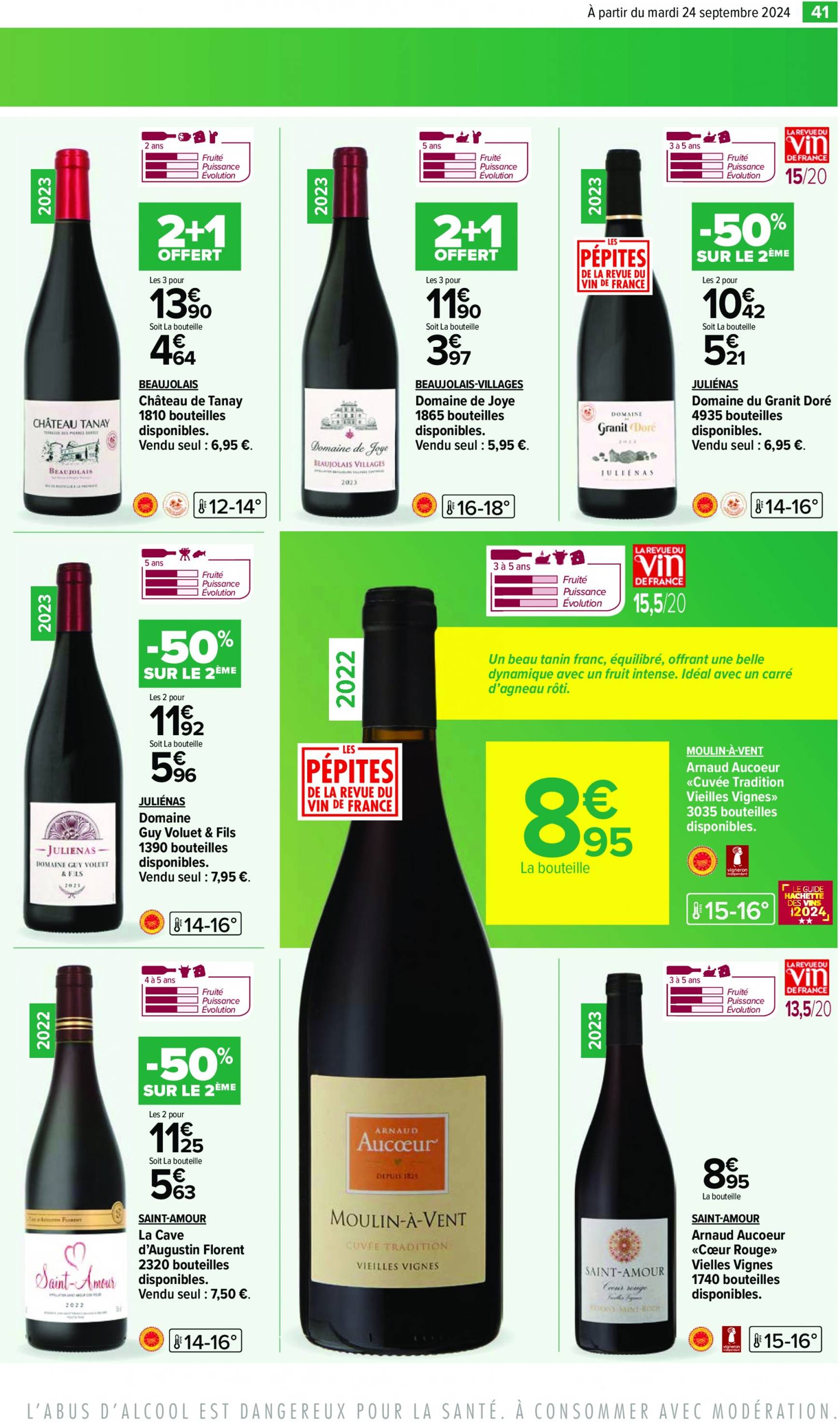 carrefour - Catalogue Carrefour - Aux Foire Vins valable dès 24.09. - 07.10. - page: 43