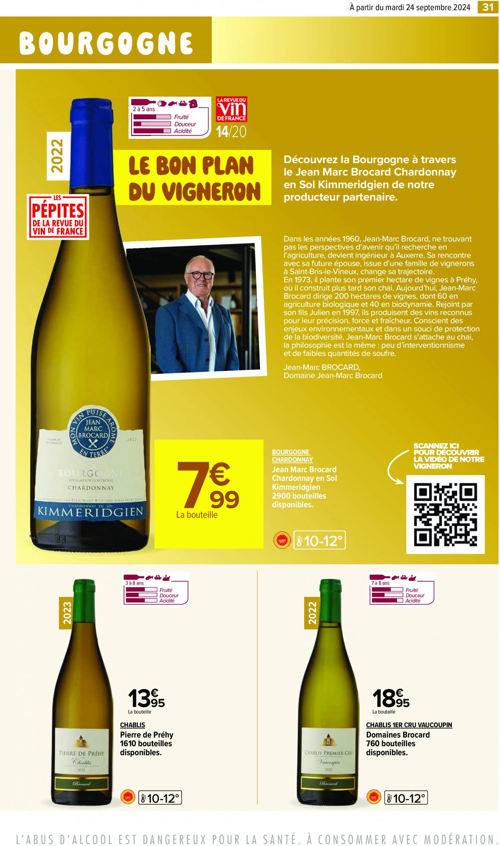 carrefour - Catalogue Carrefour - Aux Foire Vins valable dès 24.09. - 07.10. - page: 33