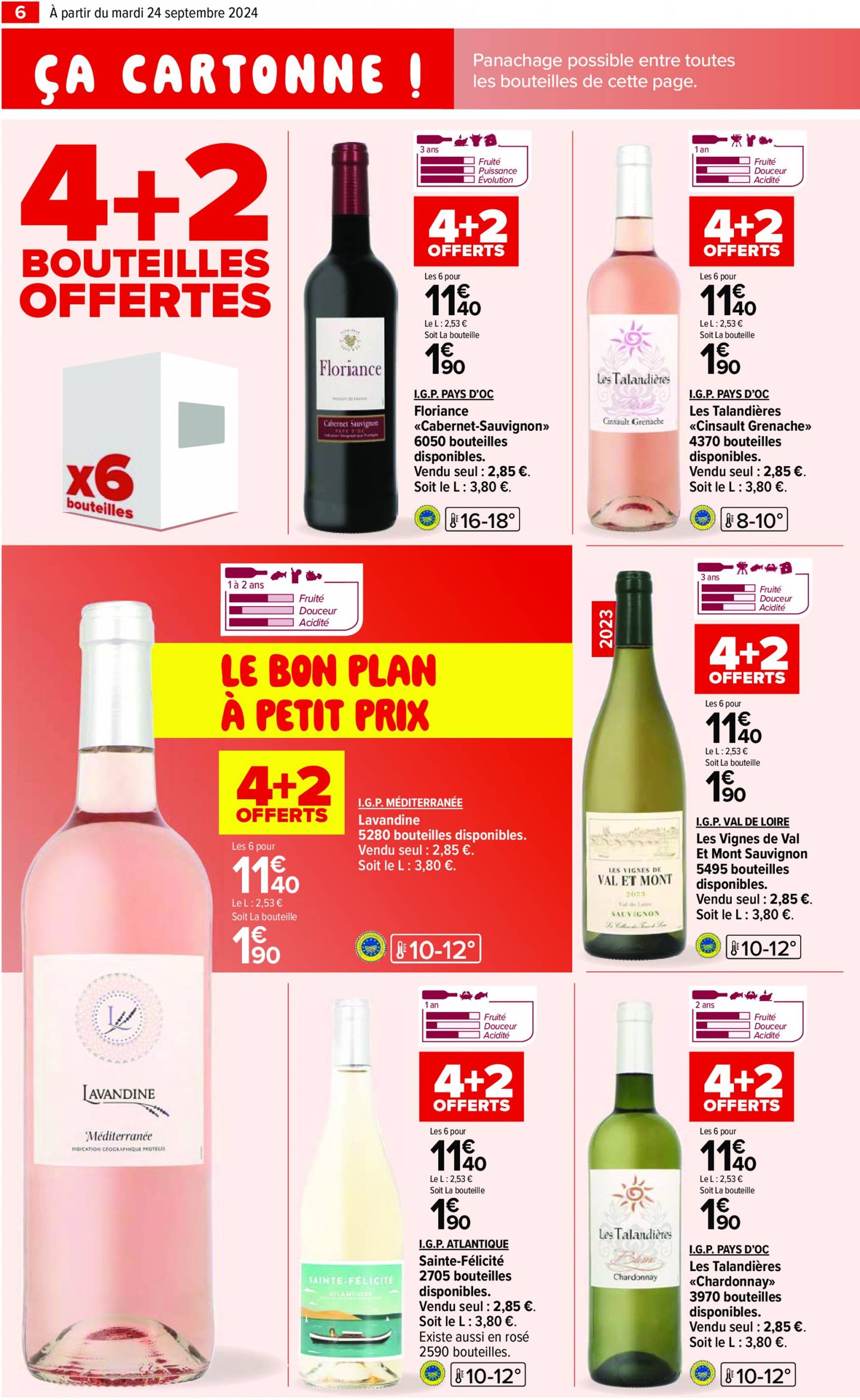 carrefour - Catalogue Carrefour - Aux Foire Vins valable dès 24.09. - 07.10. - page: 8