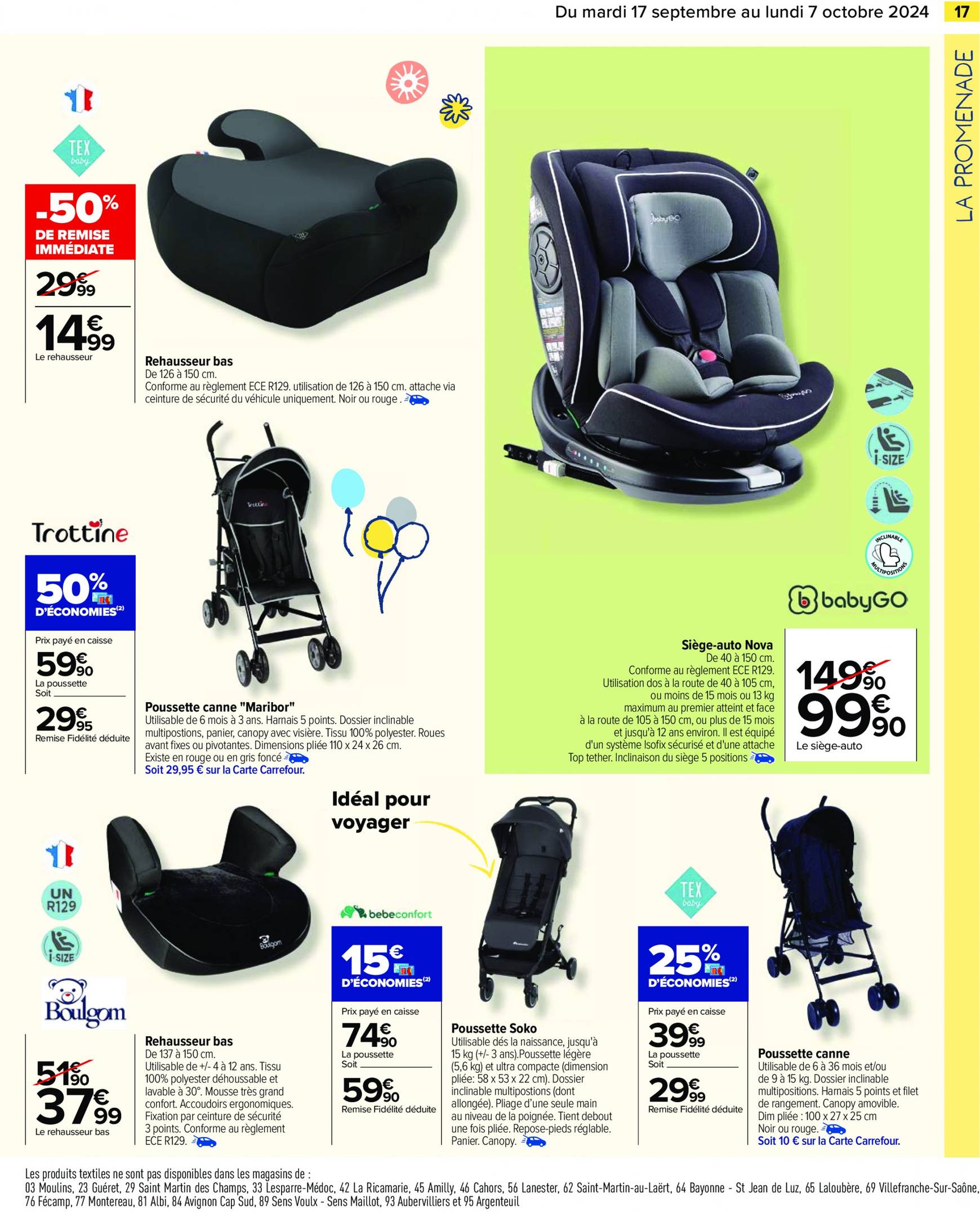 carrefour - Catalogue Carrefour valable dès 17.09. - 07.10. - page: 19