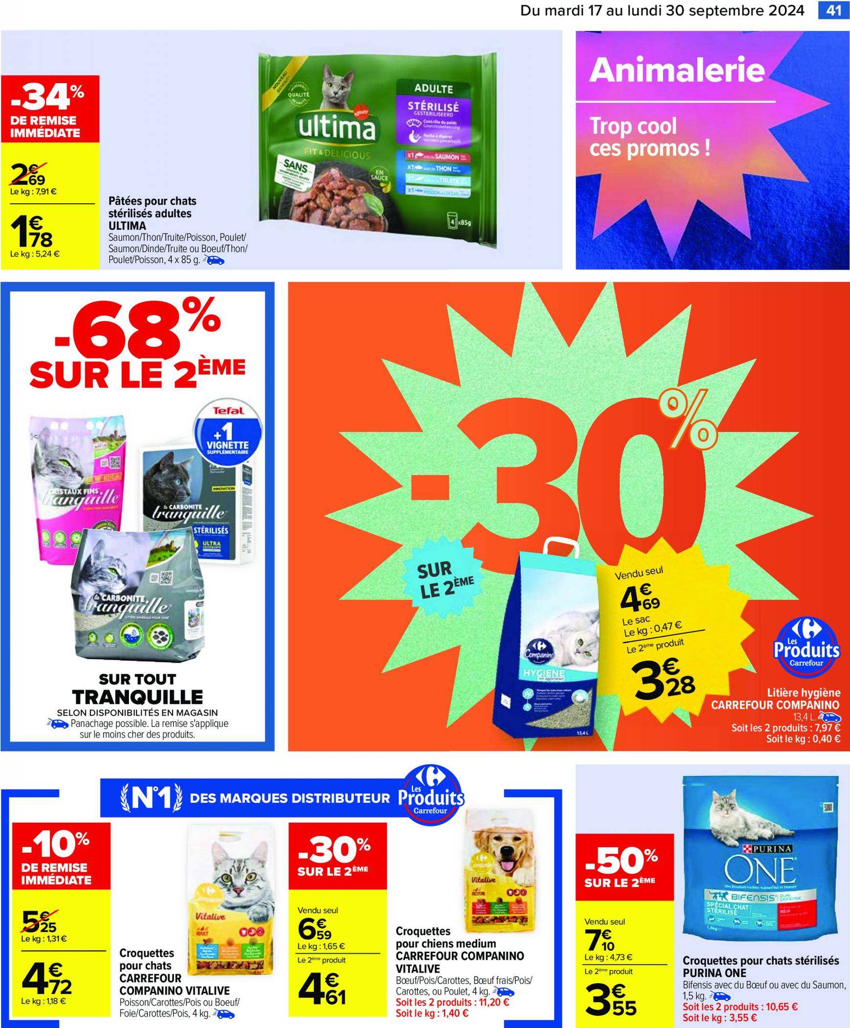 carrefour - Catalogue Carrefour valable dès 17.09. - 30.09. - page: 43