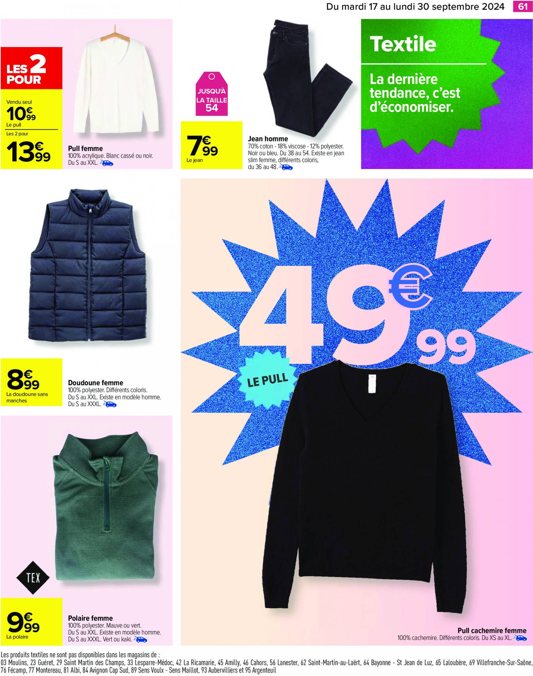 carrefour - Catalogue Carrefour valable dès 17.09. - 30.09. - page: 63