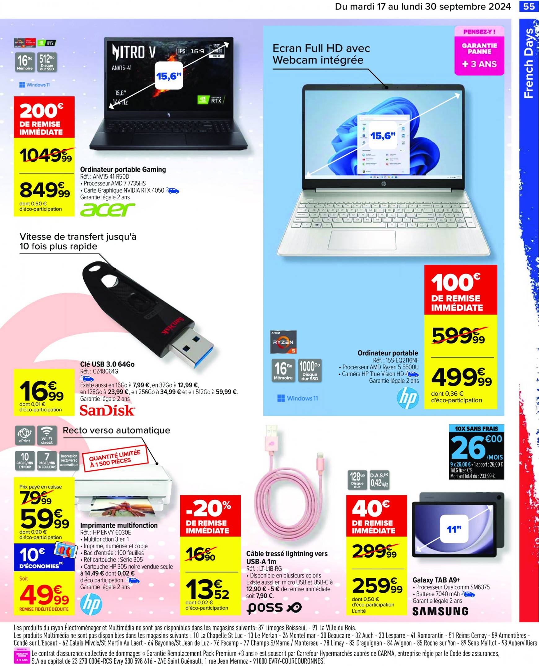 carrefour - Catalogue Carrefour valable dès 17.09. - 30.09. - page: 57