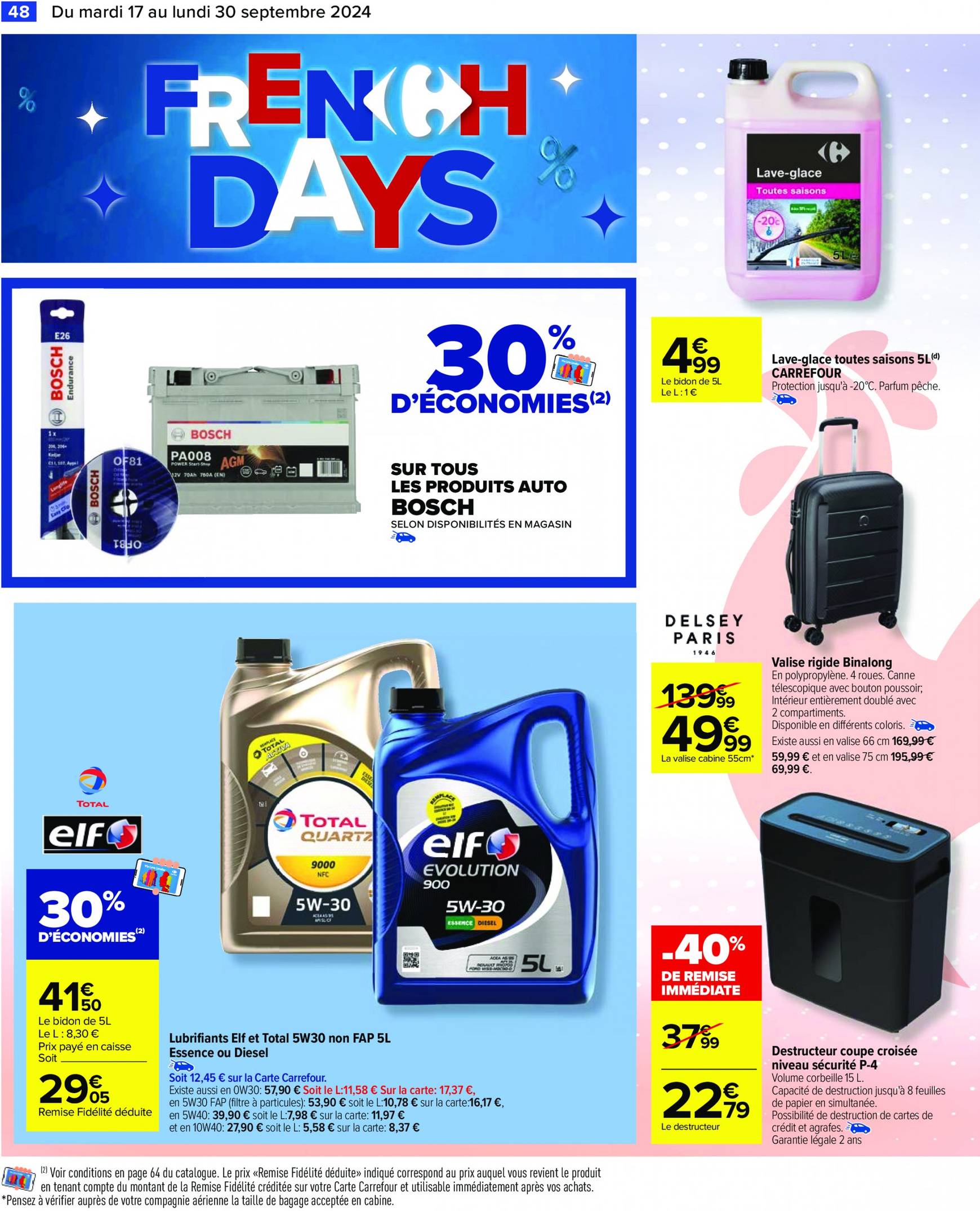 carrefour - Catalogue Carrefour valable dès 17.09. - 30.09. - page: 50