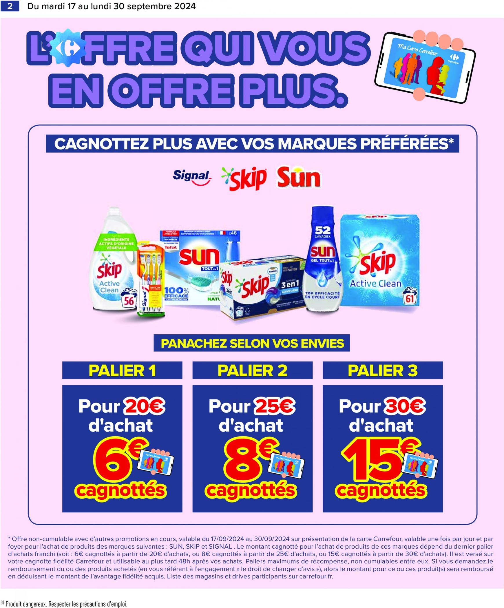 carrefour - Catalogue Carrefour valable dès 17.09. - 30.09. - page: 4