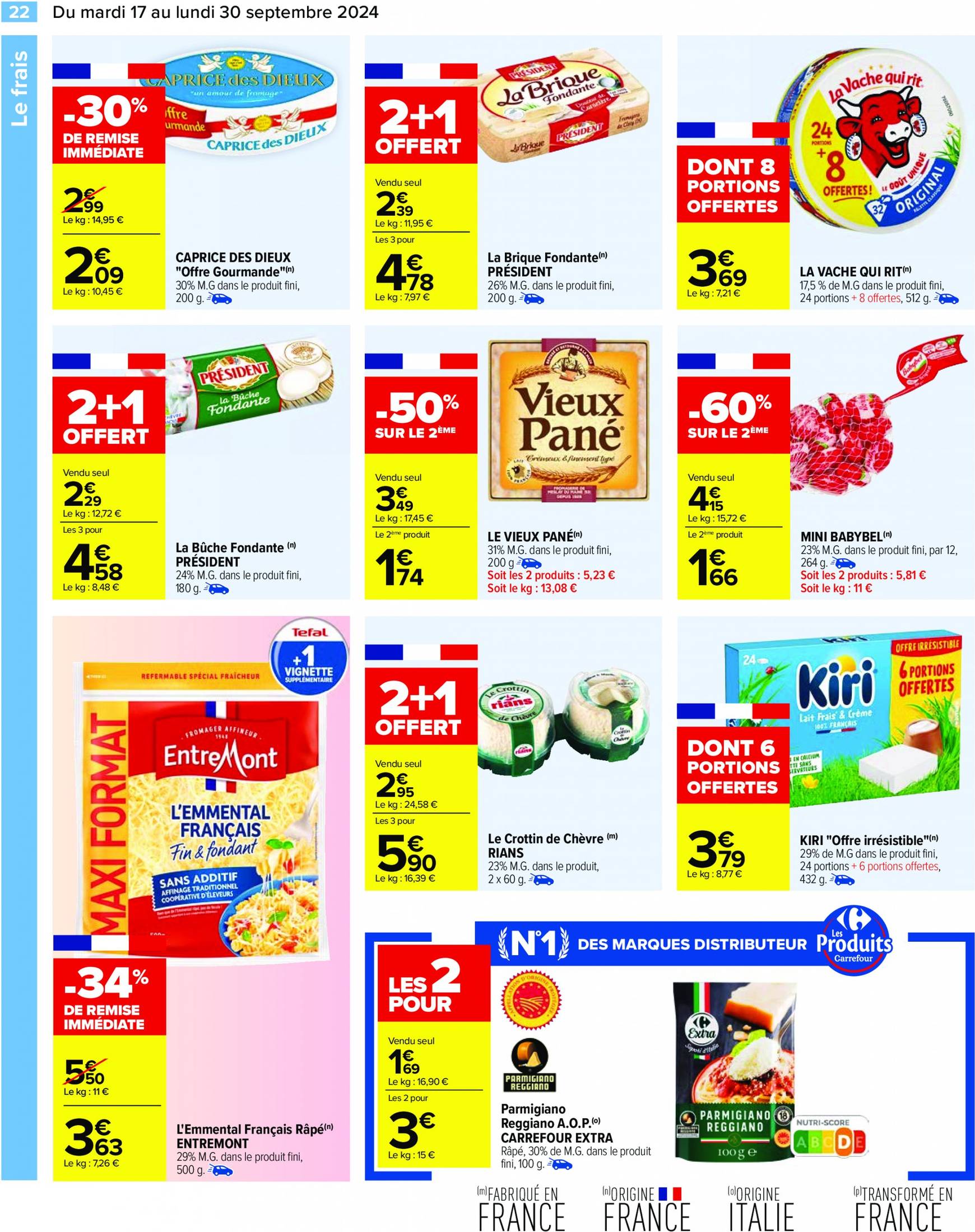 carrefour - Catalogue Carrefour valable dès 17.09. - 30.09. - page: 24