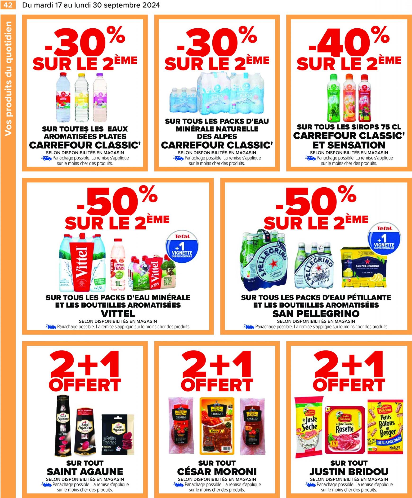 carrefour - Catalogue Carrefour valable dès 17.09. - 30.09. - page: 44