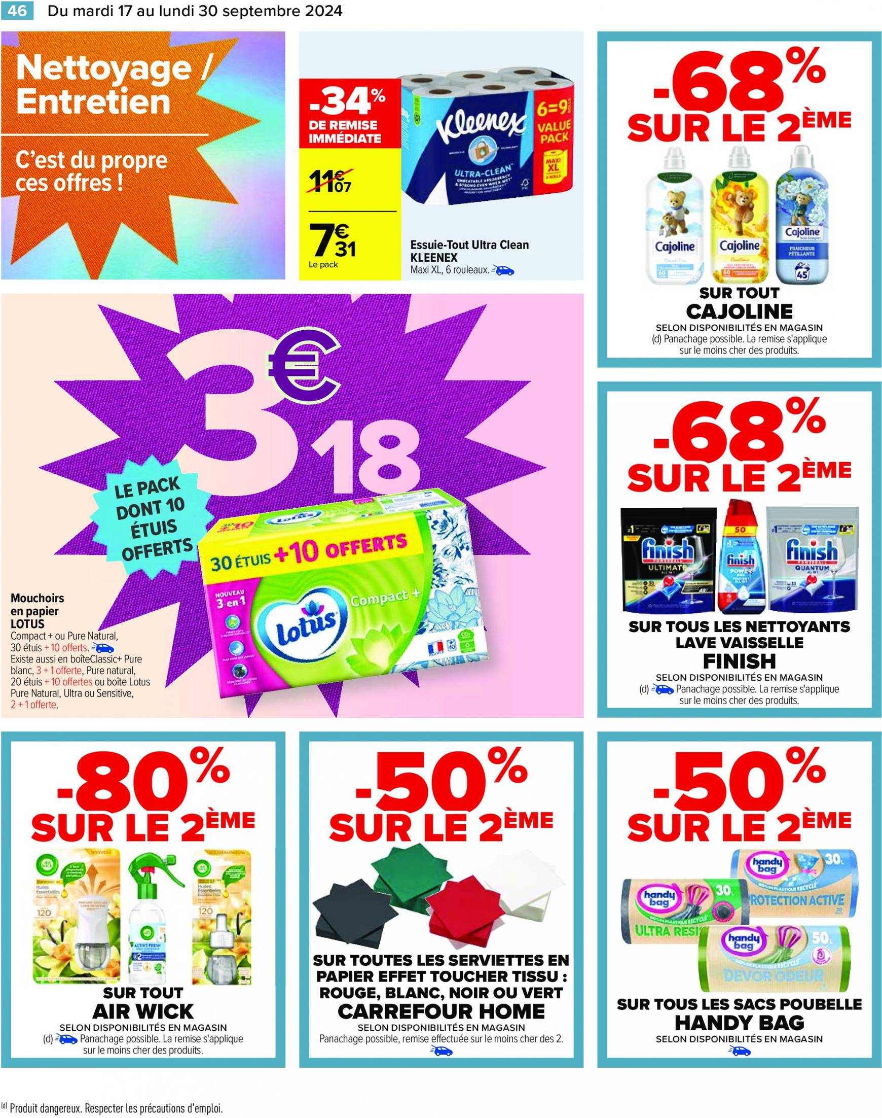 carrefour - Catalogue Carrefour valable dès 17.09. - 30.09. - page: 48