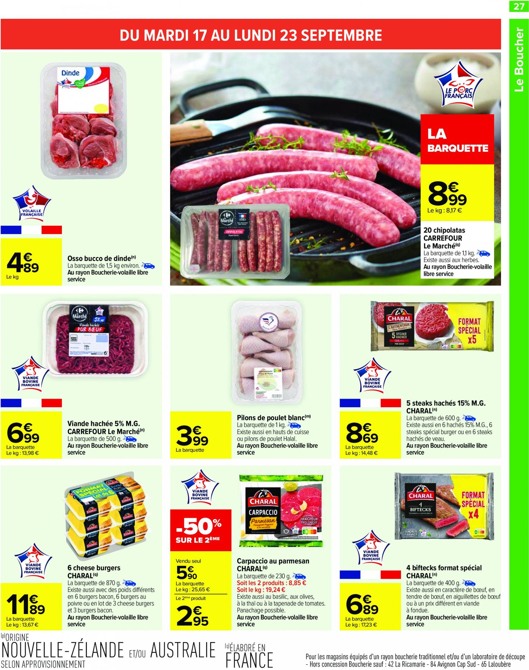 carrefour - Catalogue Carrefour valable dès 17.09. - 30.09. - page: 29