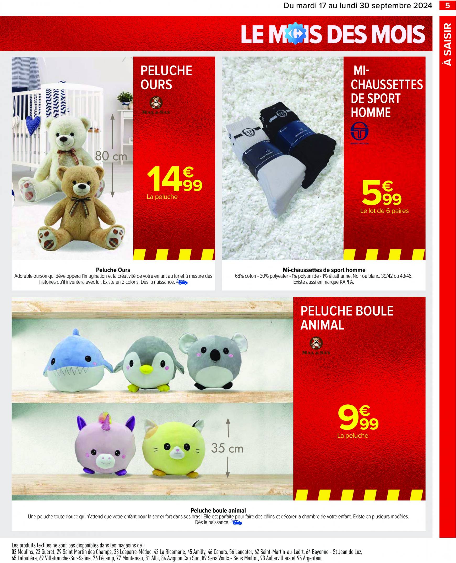 carrefour - Catalogue Carrefour valable dès 17.09. - 30.09. - page: 7