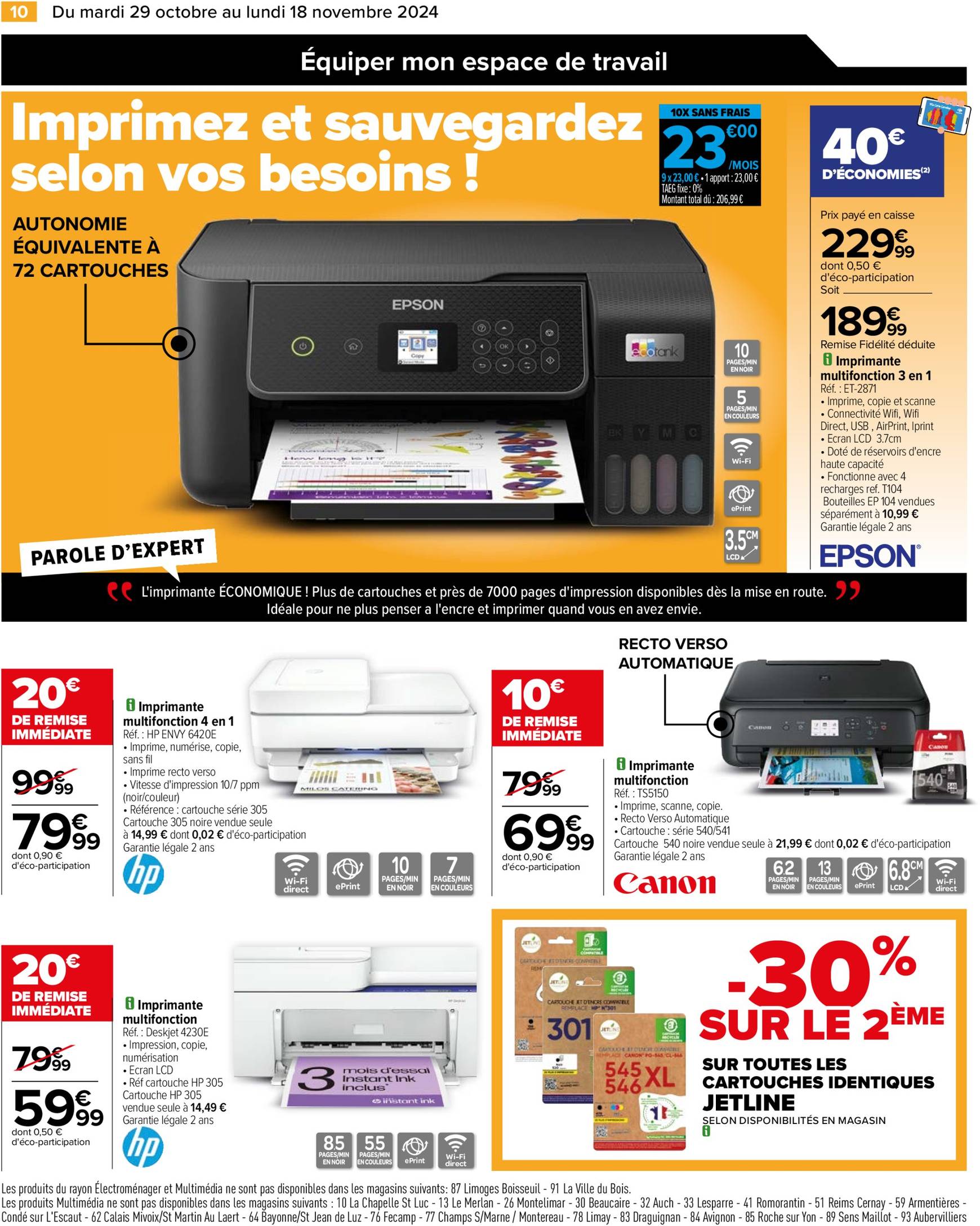 carrefour - Catalogue Carrefour valable dès 29.10. - 18.11. - page: 12