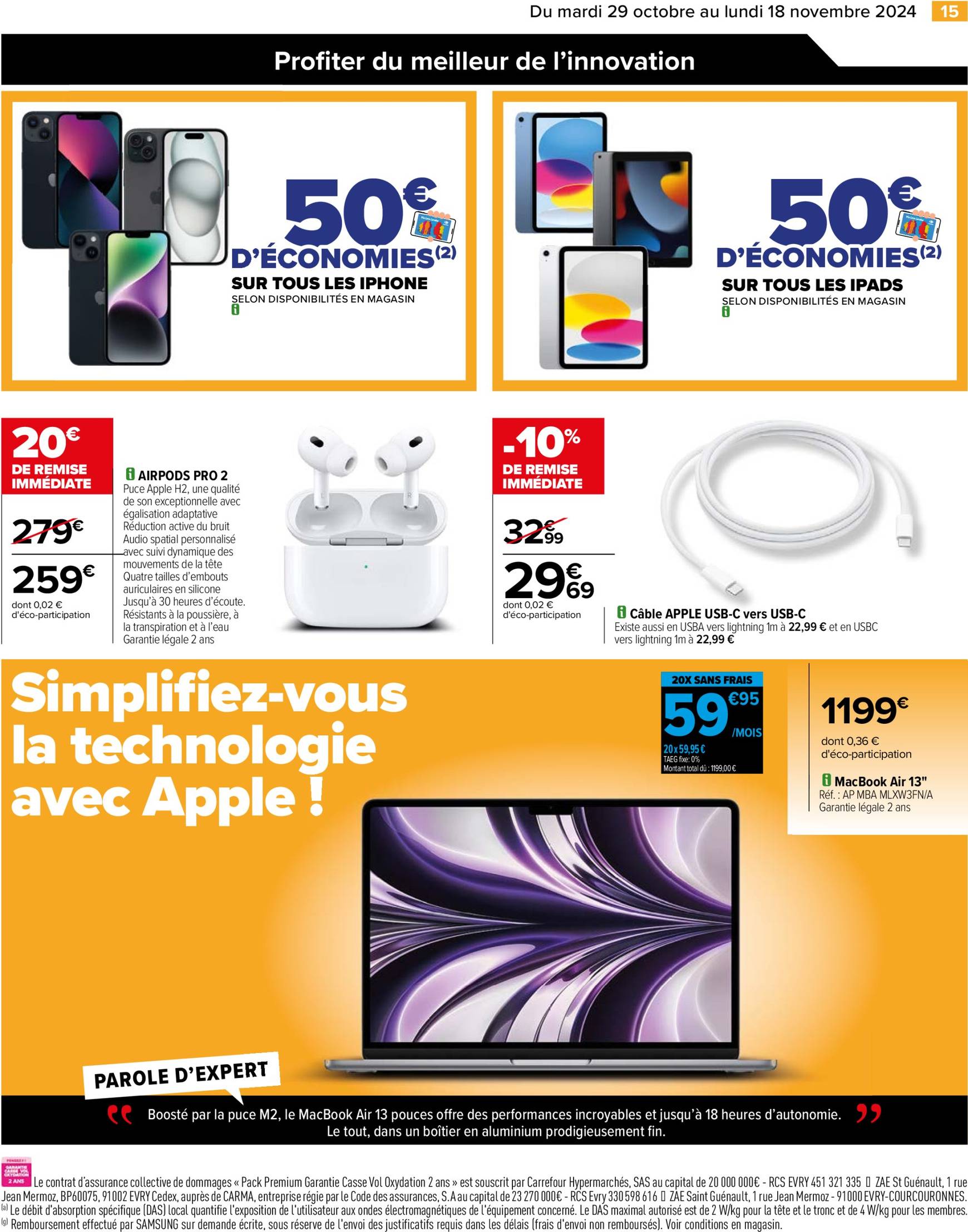 carrefour - Catalogue Carrefour valable dès 29.10. - 18.11. - page: 17