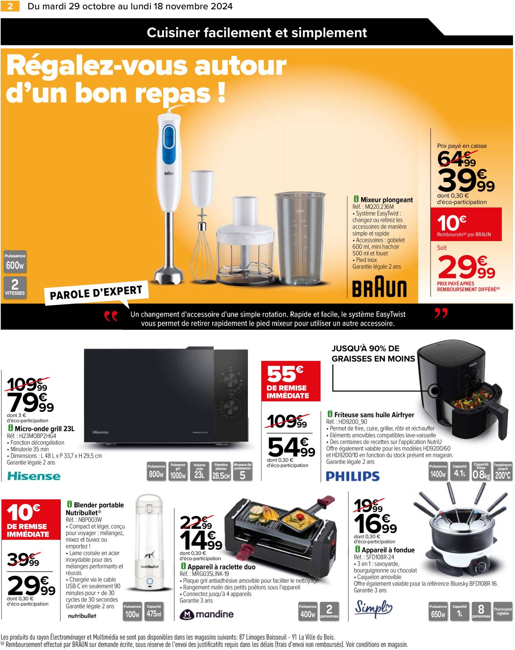 carrefour - Catalogue Carrefour valable dès 29.10. - 18.11. - page: 4