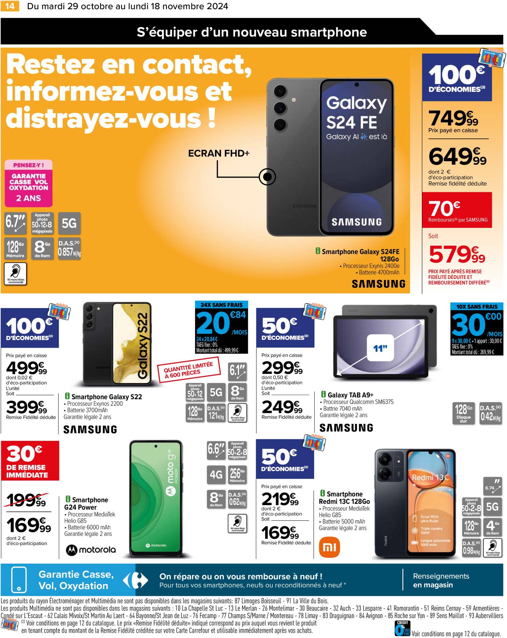 carrefour - Catalogue Carrefour valable dès 29.10. - 18.11. - page: 16