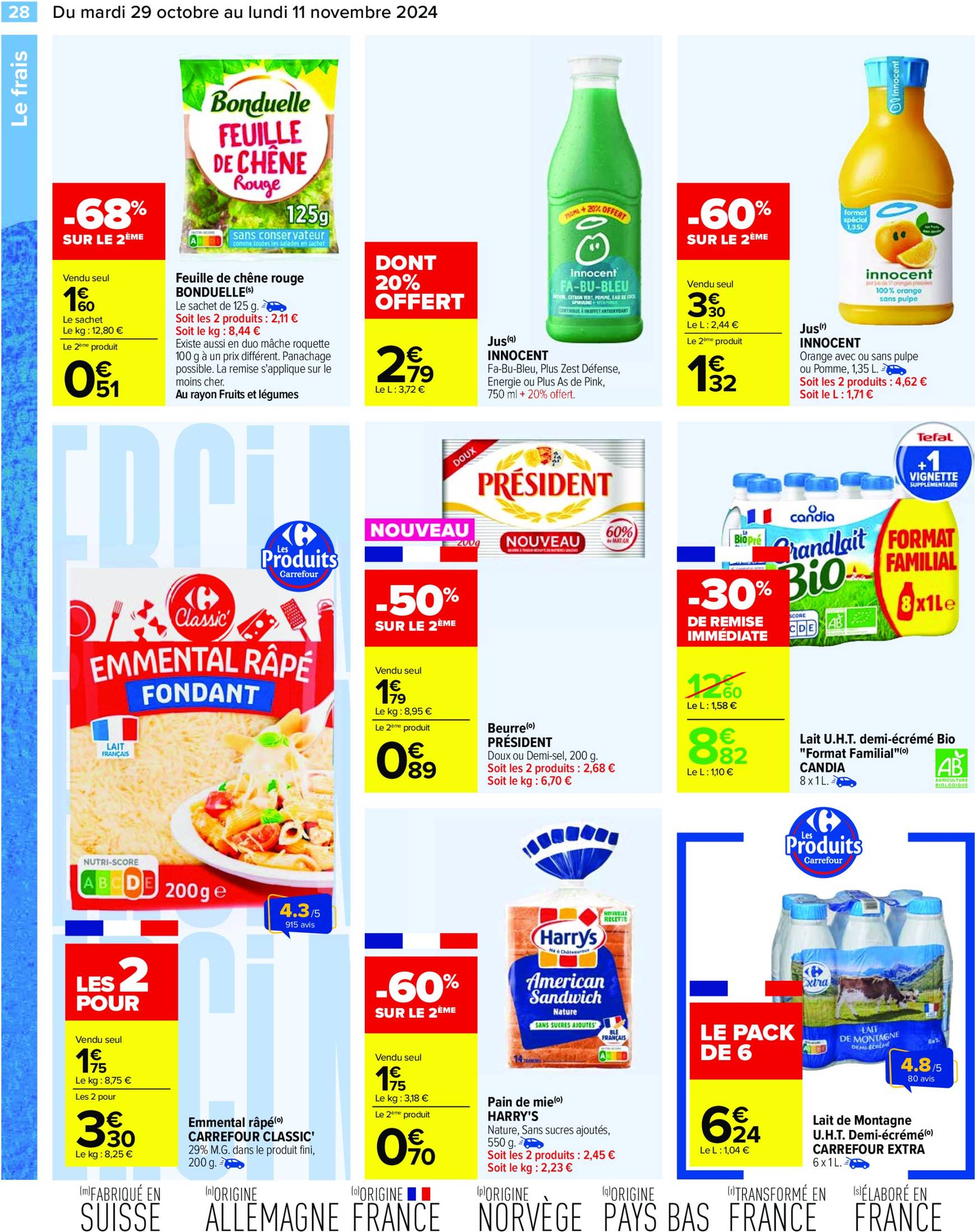 carrefour - Catalogue Carrefour valable dès 29.10. - 11.11. - page: 30