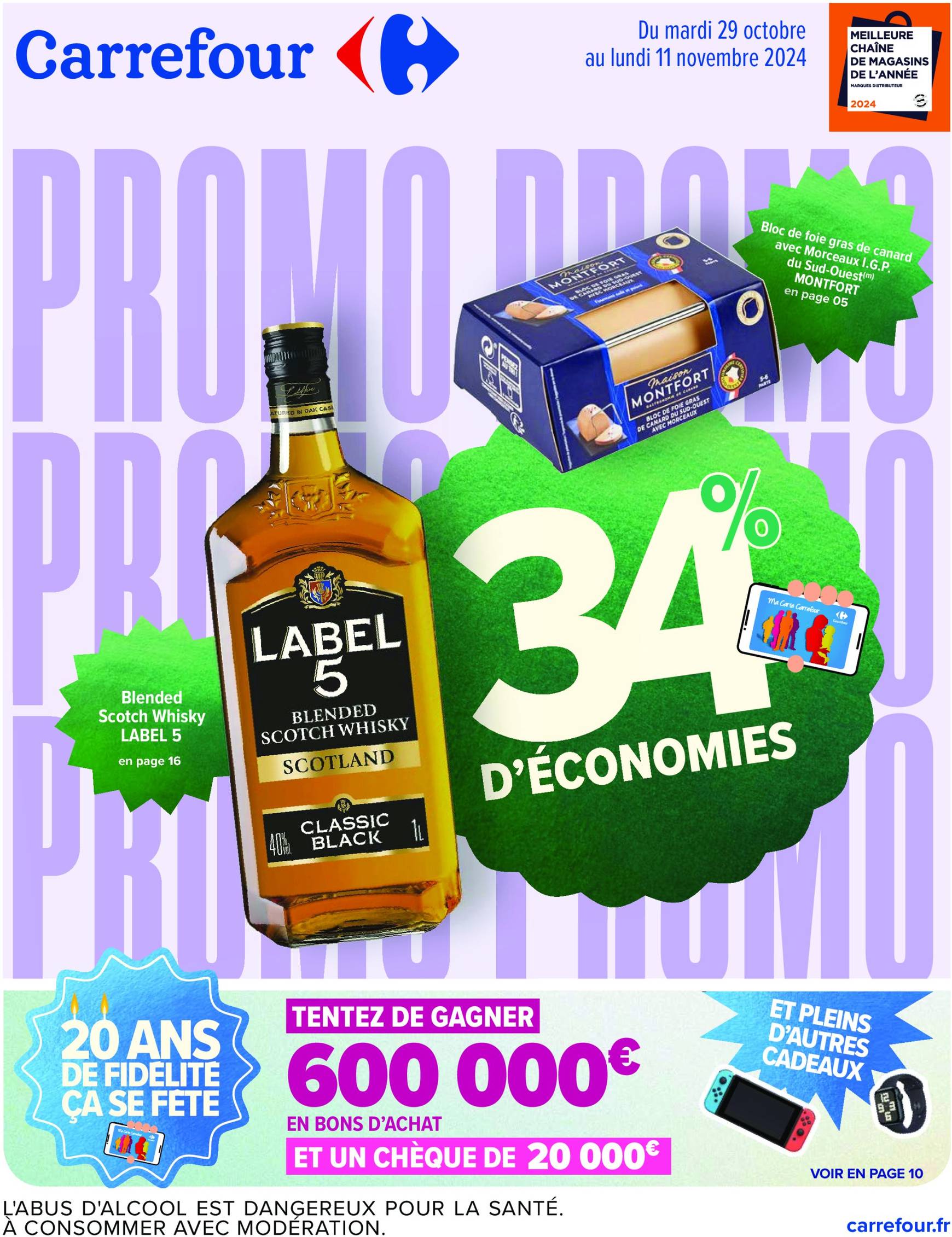 carrefour - Catalogue Carrefour valable dès 29.10. - 11.11. - page: 1