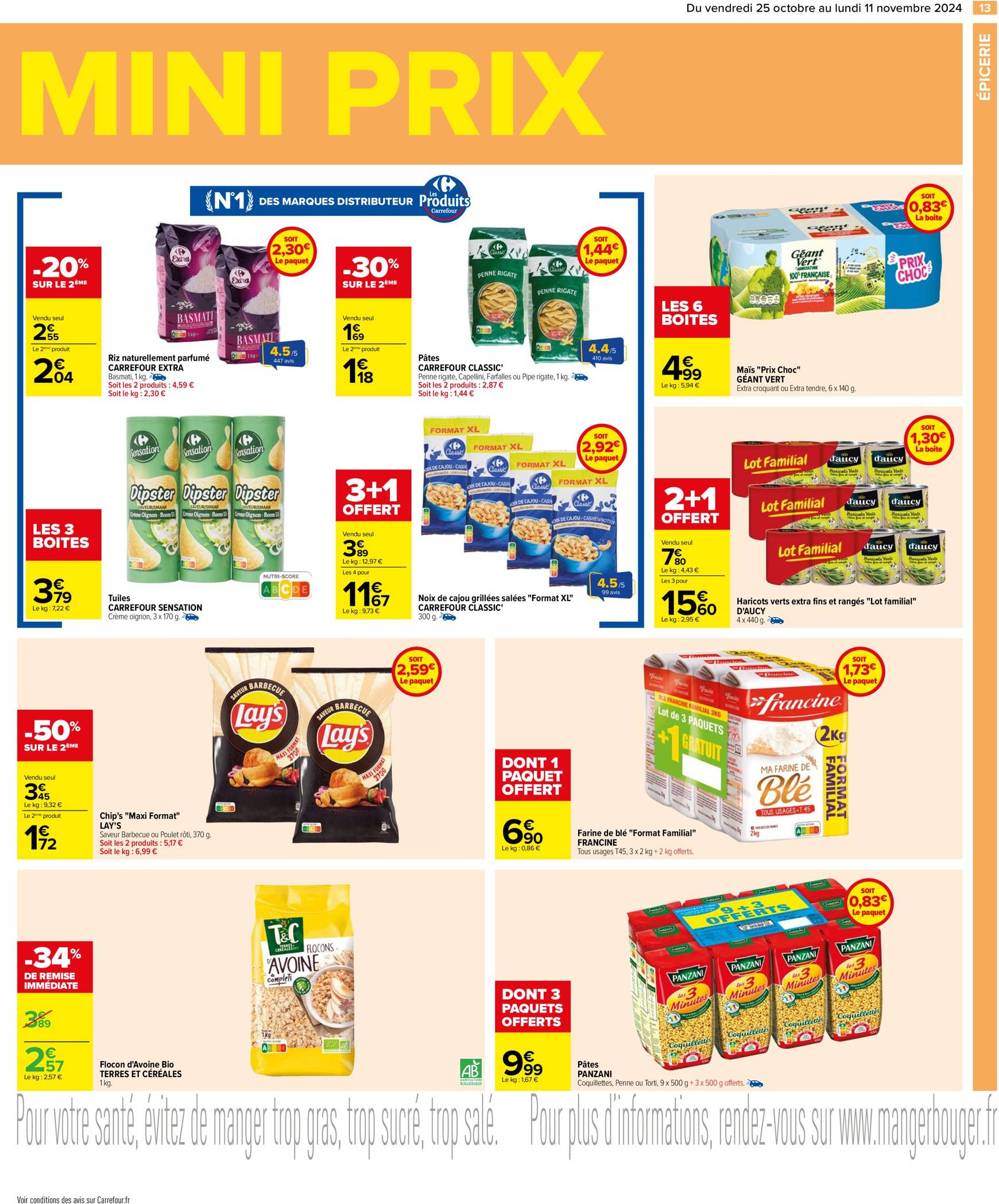 carrefour - Catalogue Carrefour valable dès 25.10. - 11.11. - page: 13