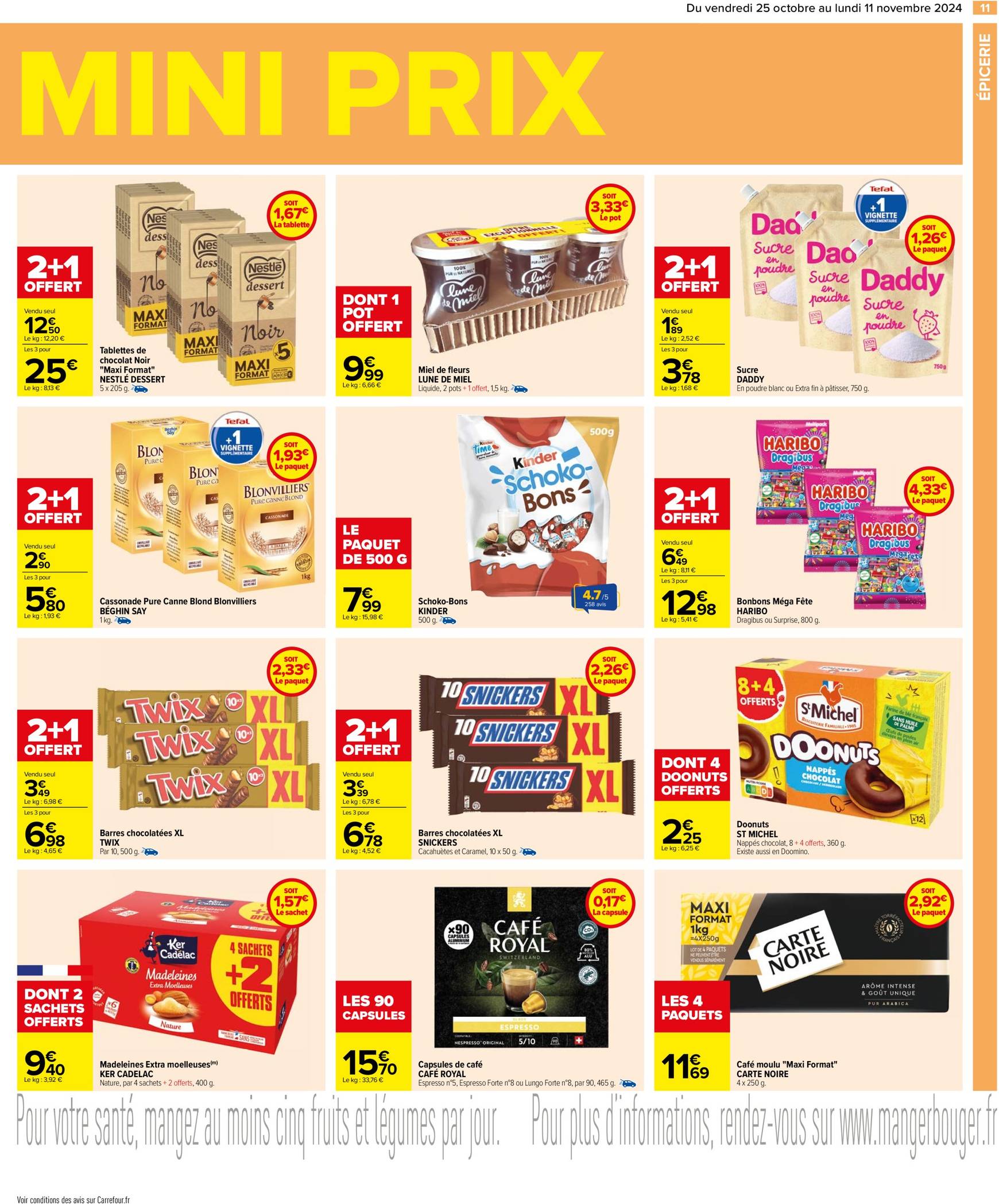 carrefour - Catalogue Carrefour valable dès 25.10. - 11.11. - page: 11