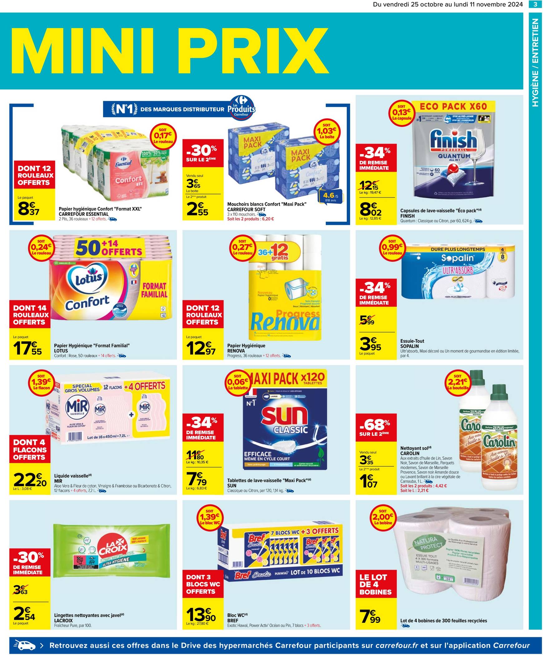 carrefour - Catalogue Carrefour valable dès 25.10. - 11.11. - page: 3