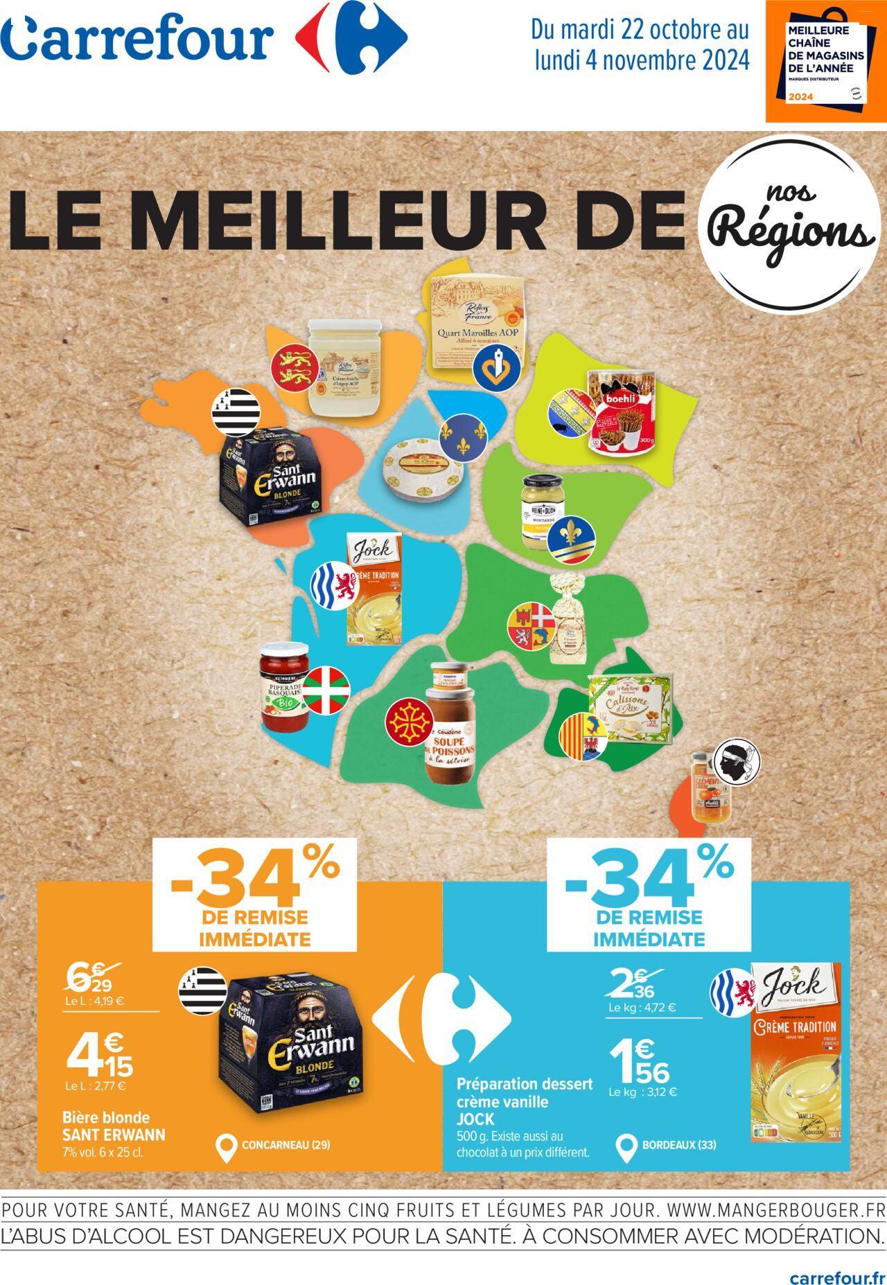 carrefour - Carrefour Le meilleur de nos régions à partir du 22/10/2024 - 04/11/2024