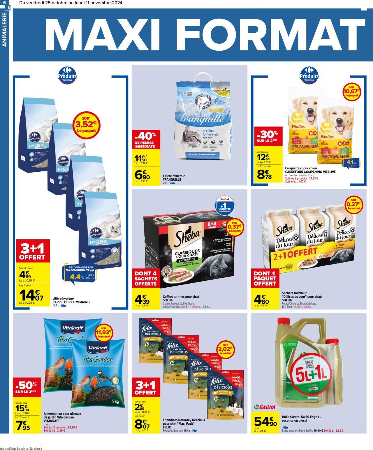 carrefour - Carrefour Maxi Format Mini Prix à partir du 25/10/2024 - 11/11/2024 - page: 6