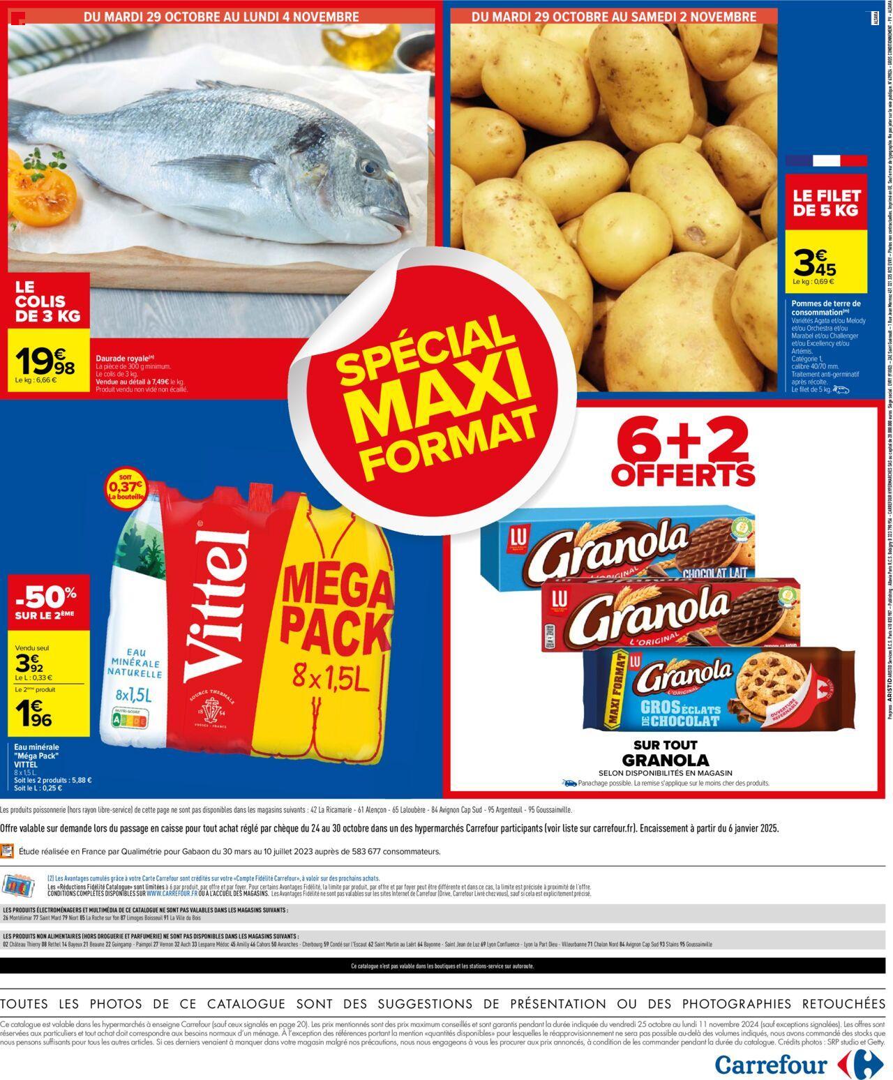 carrefour - Carrefour Maxi Format Mini Prix à partir du 25/10/2024 - 11/11/2024 - page: 20