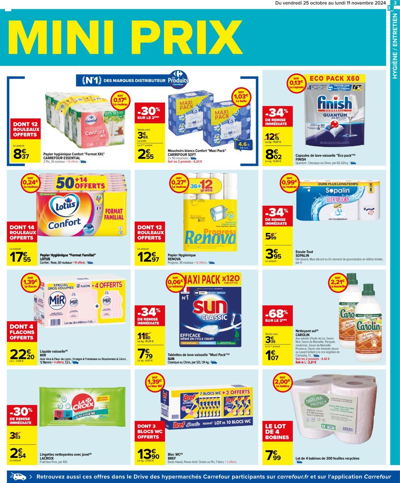 carrefour - Carrefour Maxi Format Mini Prix à partir du 25/10/2024 - 11/11/2024 - page: 3