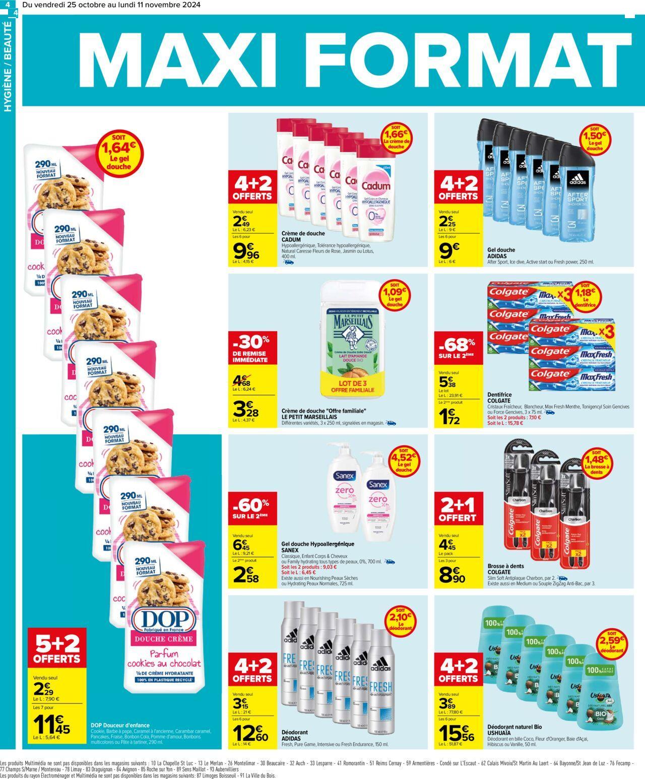 carrefour - Carrefour Maxi Format Mini Prix à partir du 25/10/2024 - 11/11/2024 - page: 4