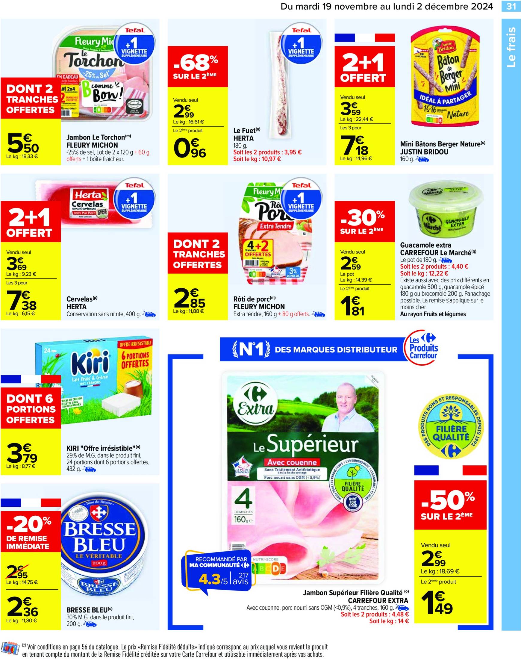 carrefour - Catalogue Carrefour valable dès 19.11. - 02.12. - page: 33