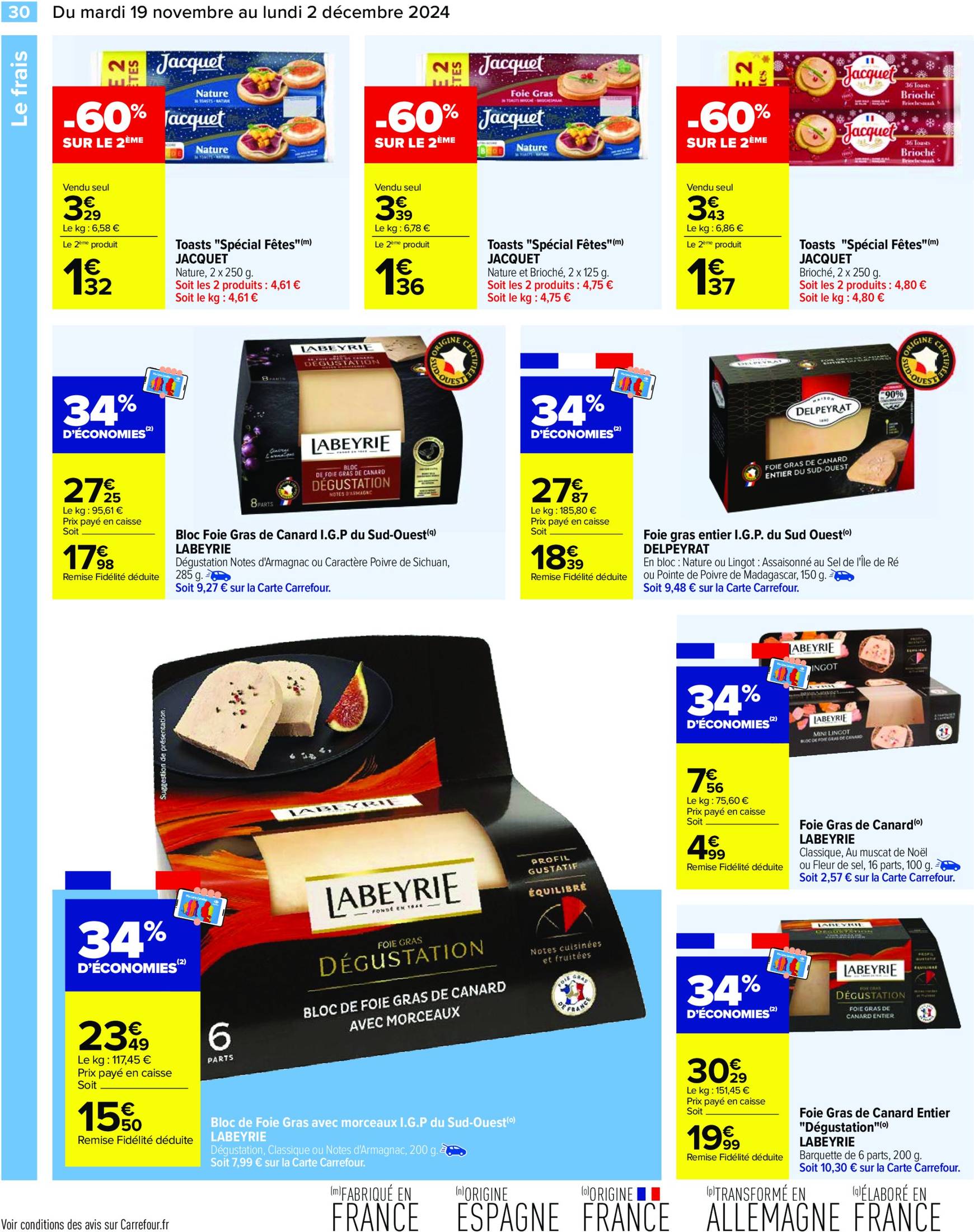 carrefour - Catalogue Carrefour valable dès 19.11. - 02.12. - page: 32