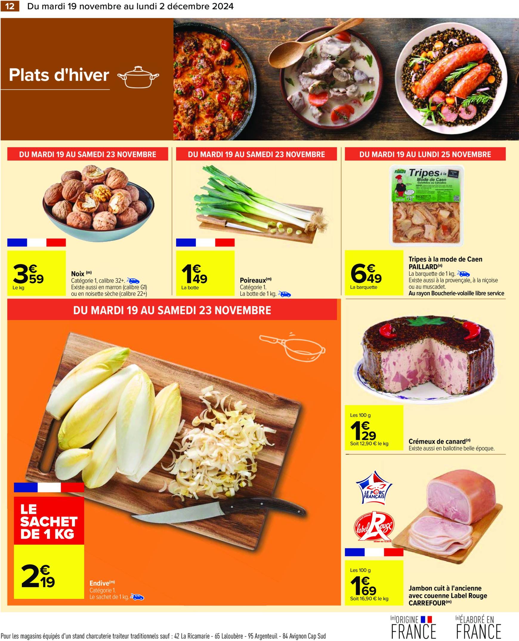 carrefour - Catalogue Carrefour valable dès 19.11. - 02.12. - page: 14