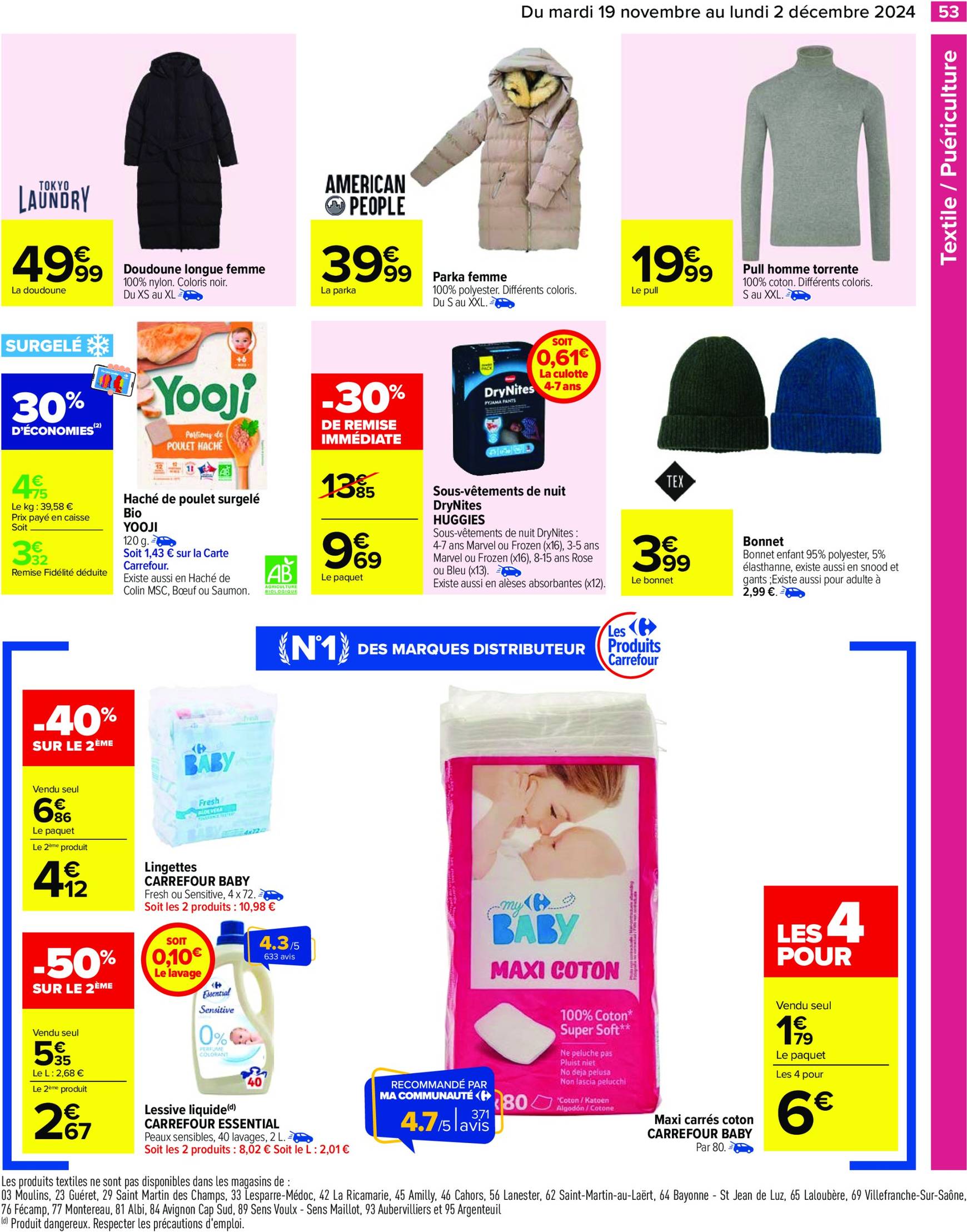 carrefour - Catalogue Carrefour valable dès 19.11. - 02.12. - page: 57