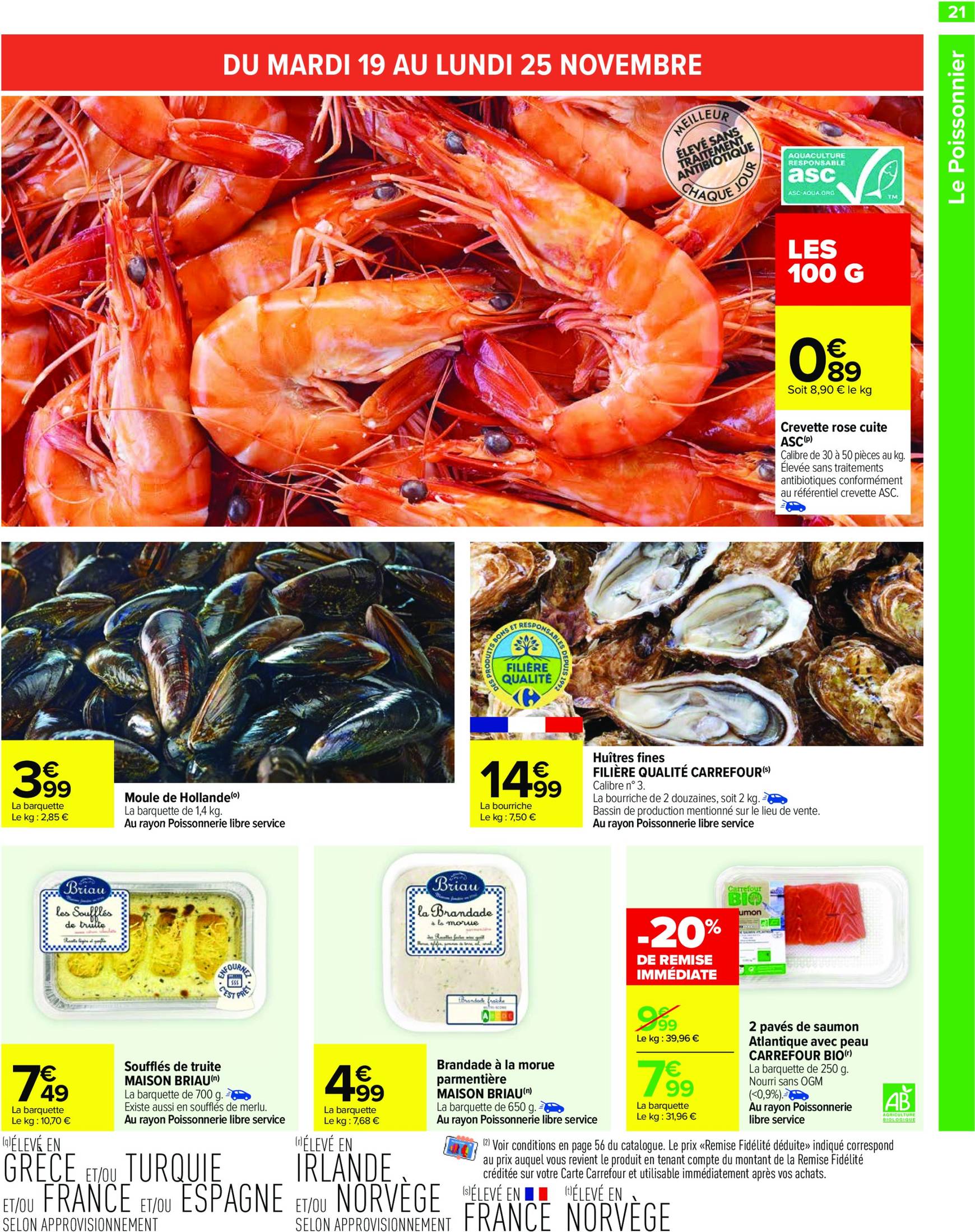 carrefour - Catalogue Carrefour valable dès 19.11. - 02.12. - page: 23