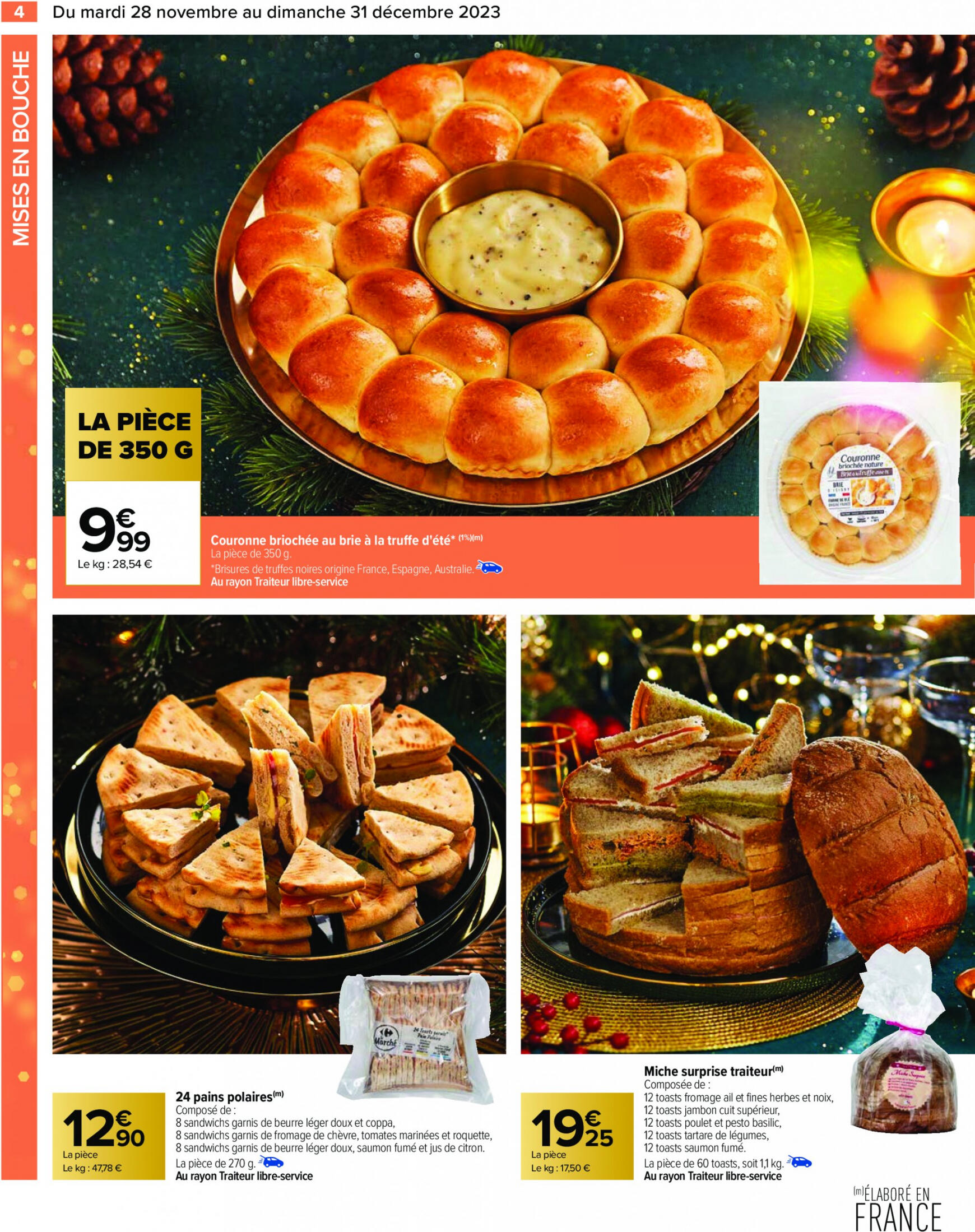 carrefour - Carrefour - Un Noël extra à prix ordinaire - GUIDE CULINAIRE valable à partir de 28.11.2023 - page: 6