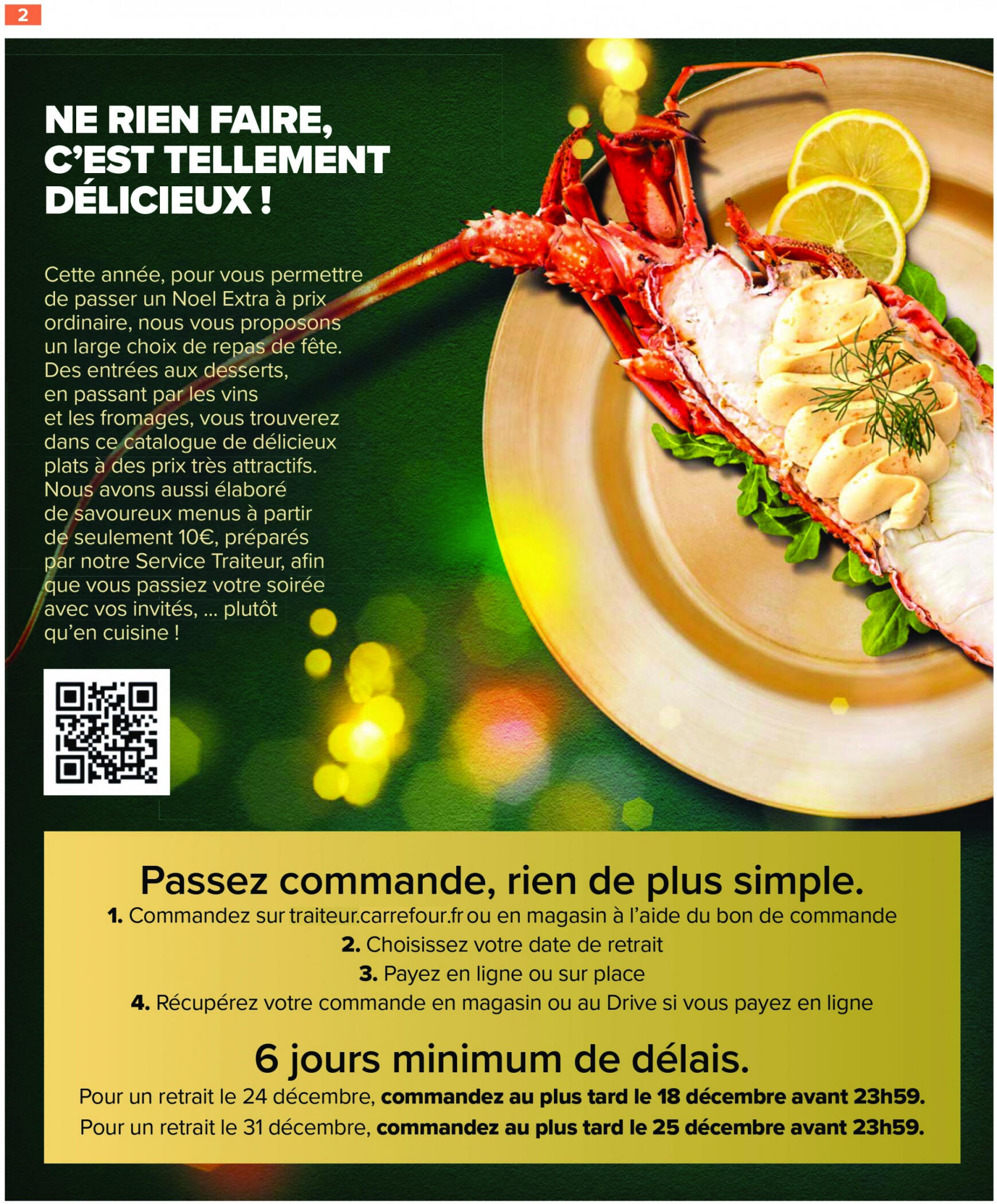 carrefour - Carrefour - Un Noël extra à prix ordinaire - GUIDE CULINAIRE valable à partir de 28.11.2023 - page: 4