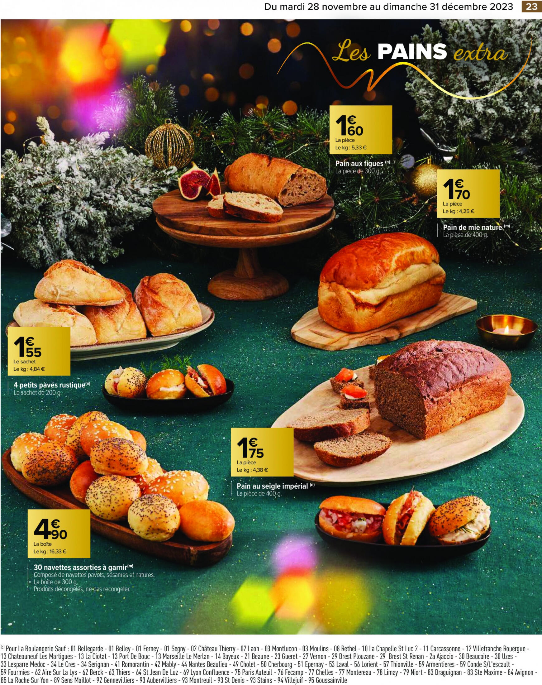 carrefour - Carrefour - Un Noël extra à prix ordinaire - GUIDE CULINAIRE valable à partir de 28.11.2023 - page: 25