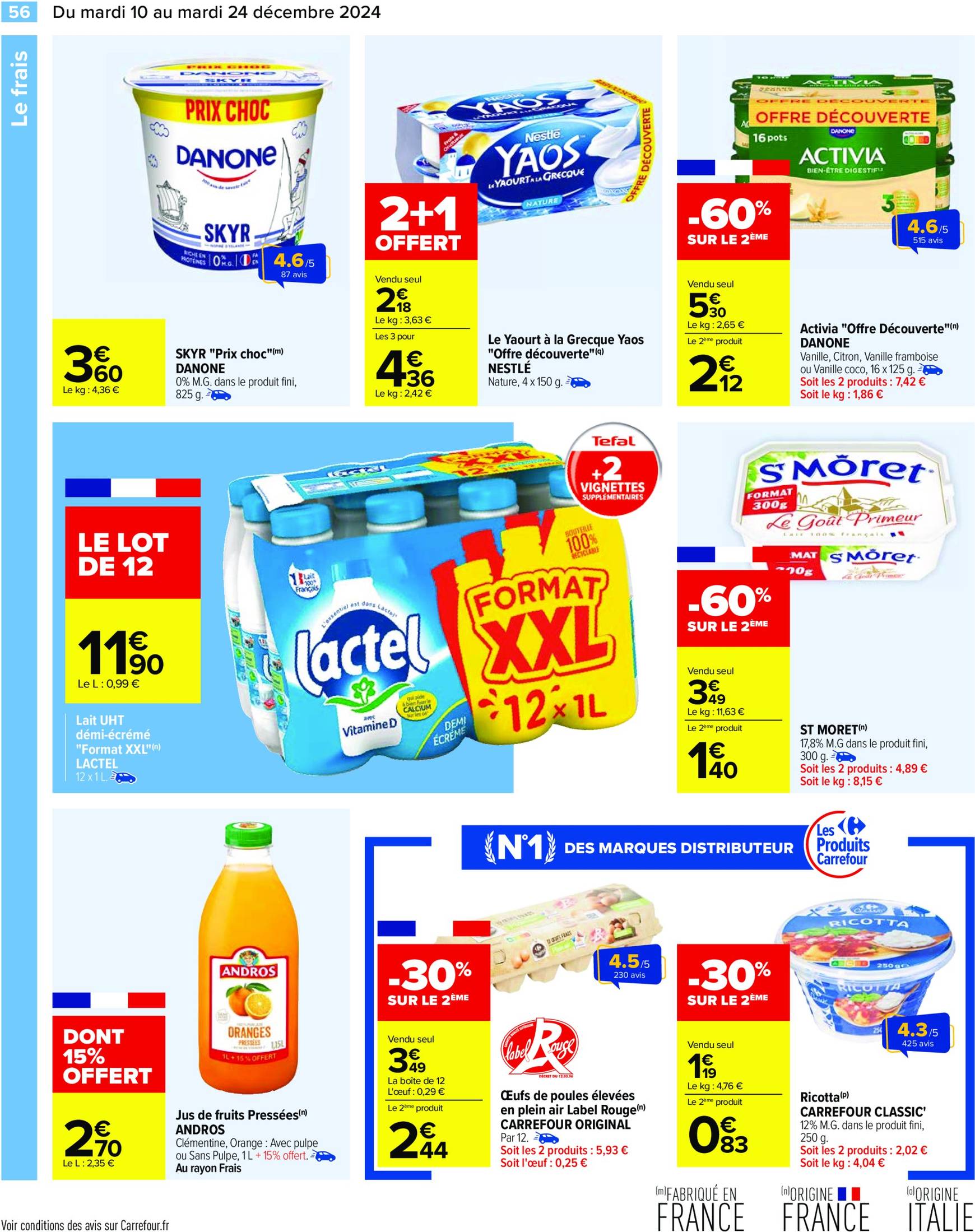 carrefour - Catalogue Carrefour valable dès 10/12 - 24/12 - page: 62