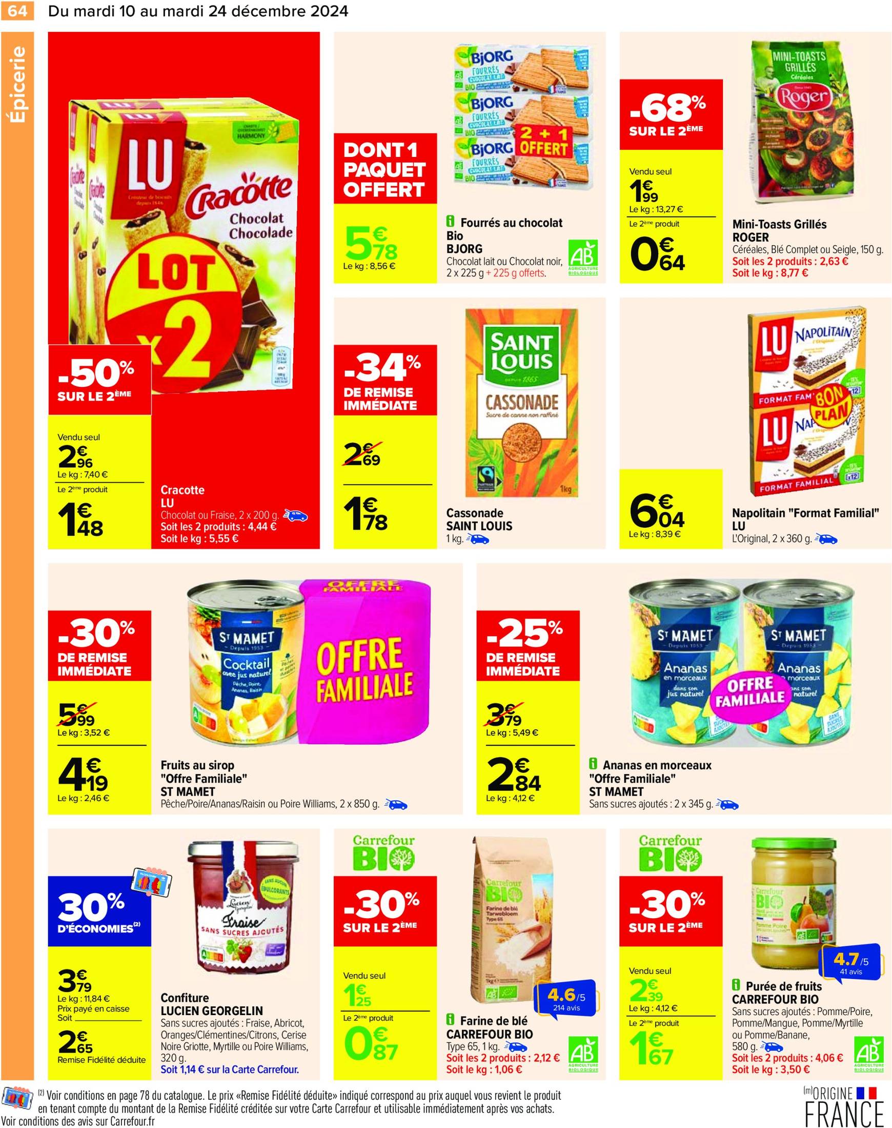 carrefour - Catalogue Carrefour valable dès 10/12 - 24/12 - page: 70