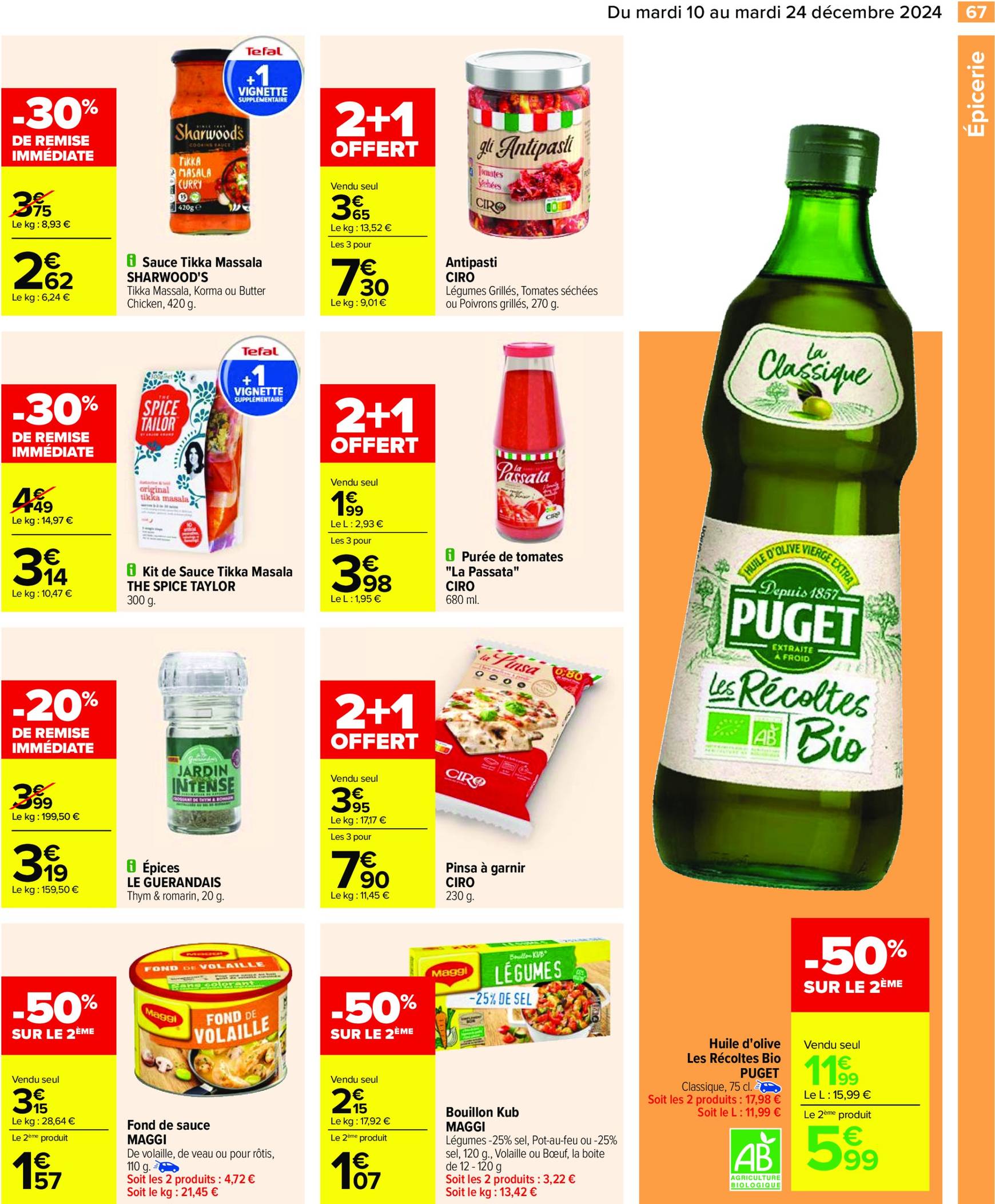 carrefour - Catalogue Carrefour valable dès 10/12 - 24/12 - page: 73