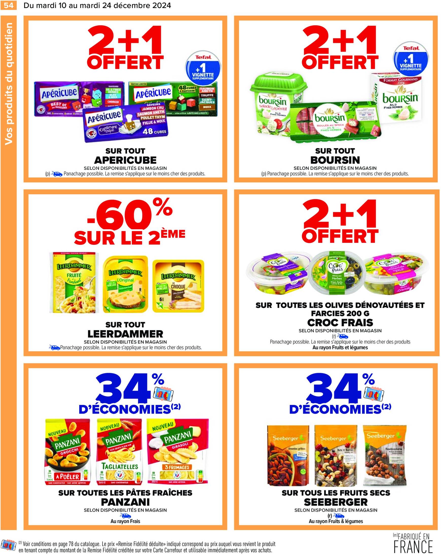 carrefour - Catalogue Carrefour valable dès 10/12 - 24/12 - page: 60